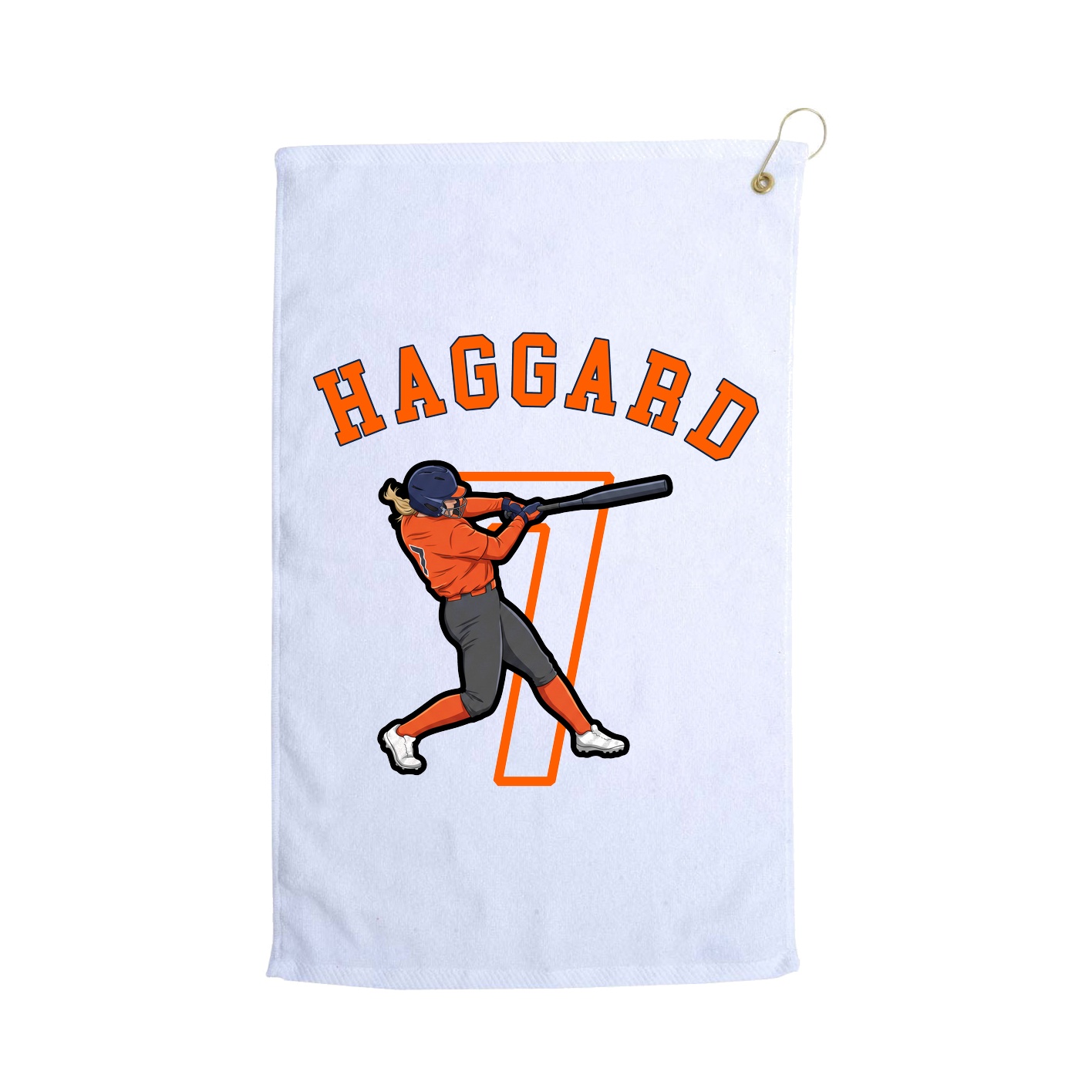 Golf Towel — Shirsey Arch in White