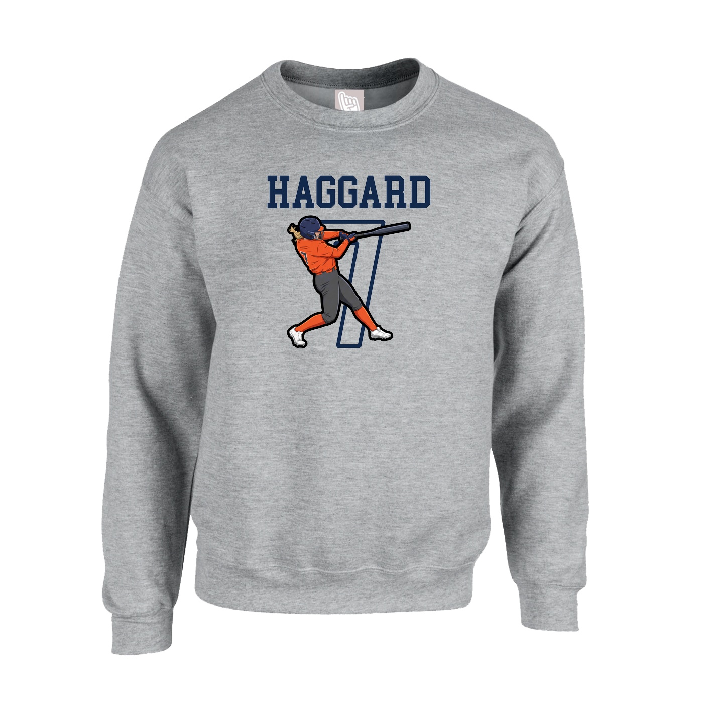 Fleece Crew — Shirsey in Grey