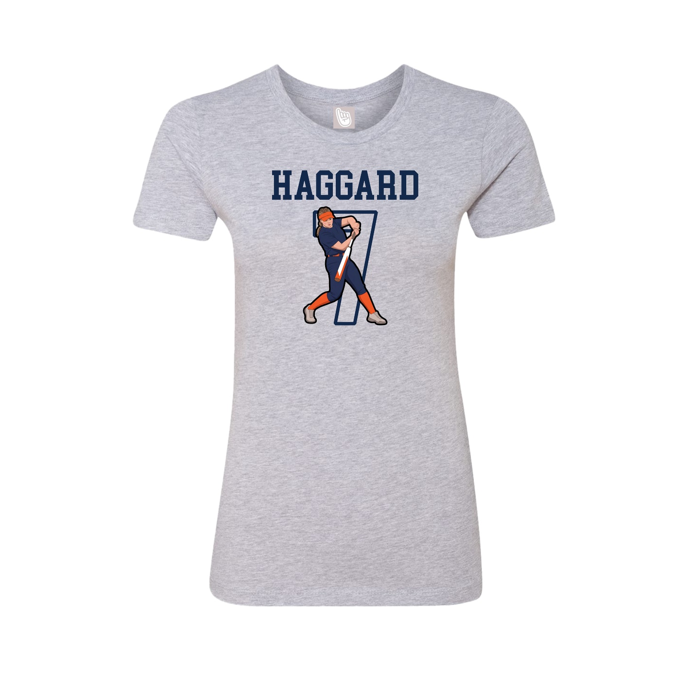 Fitted Women's Tee — Shirsey in Grey