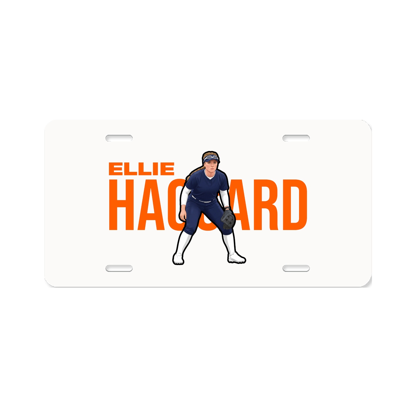 License Plate — Player Name in Classic
