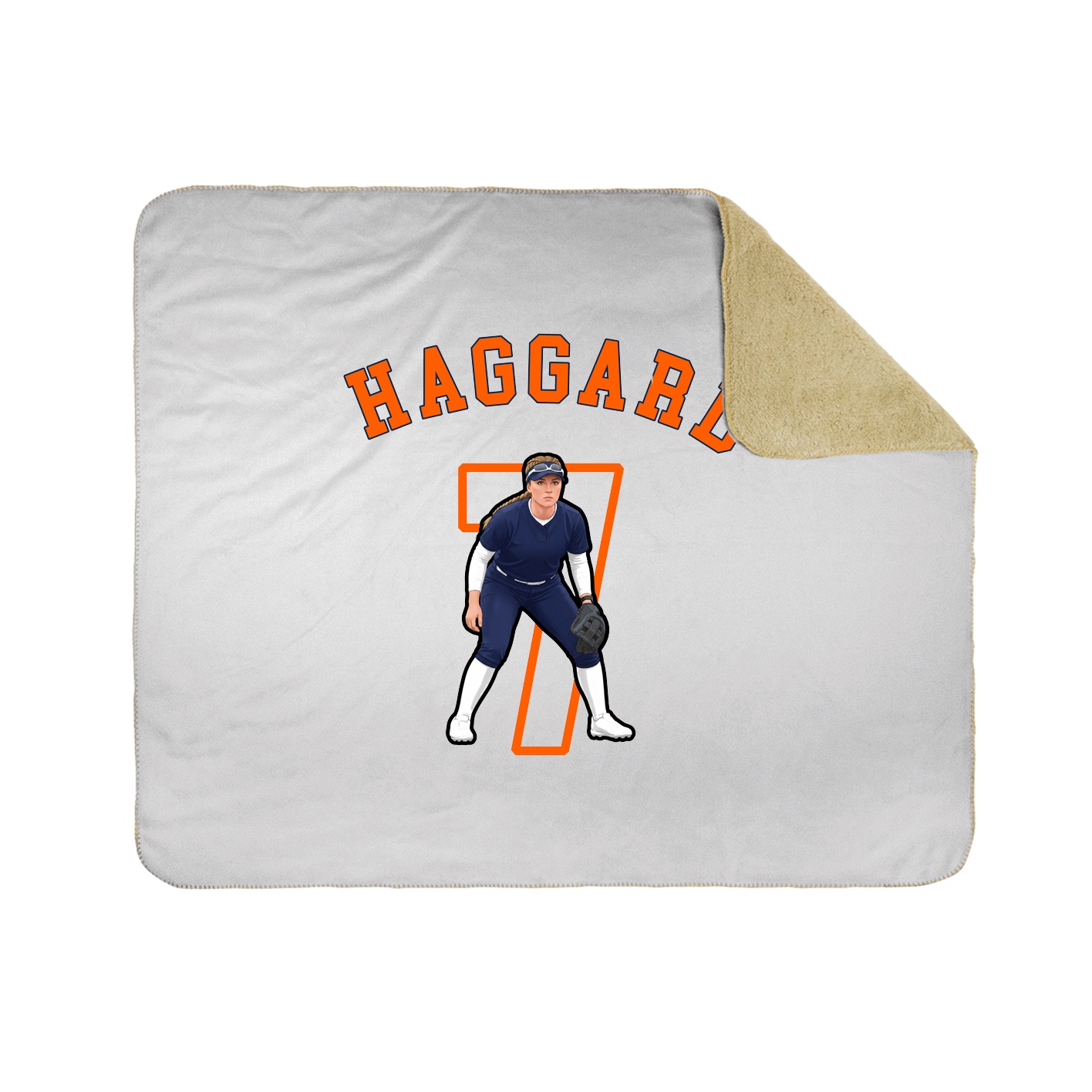 Throw Blanket — Shirsey Arch in White