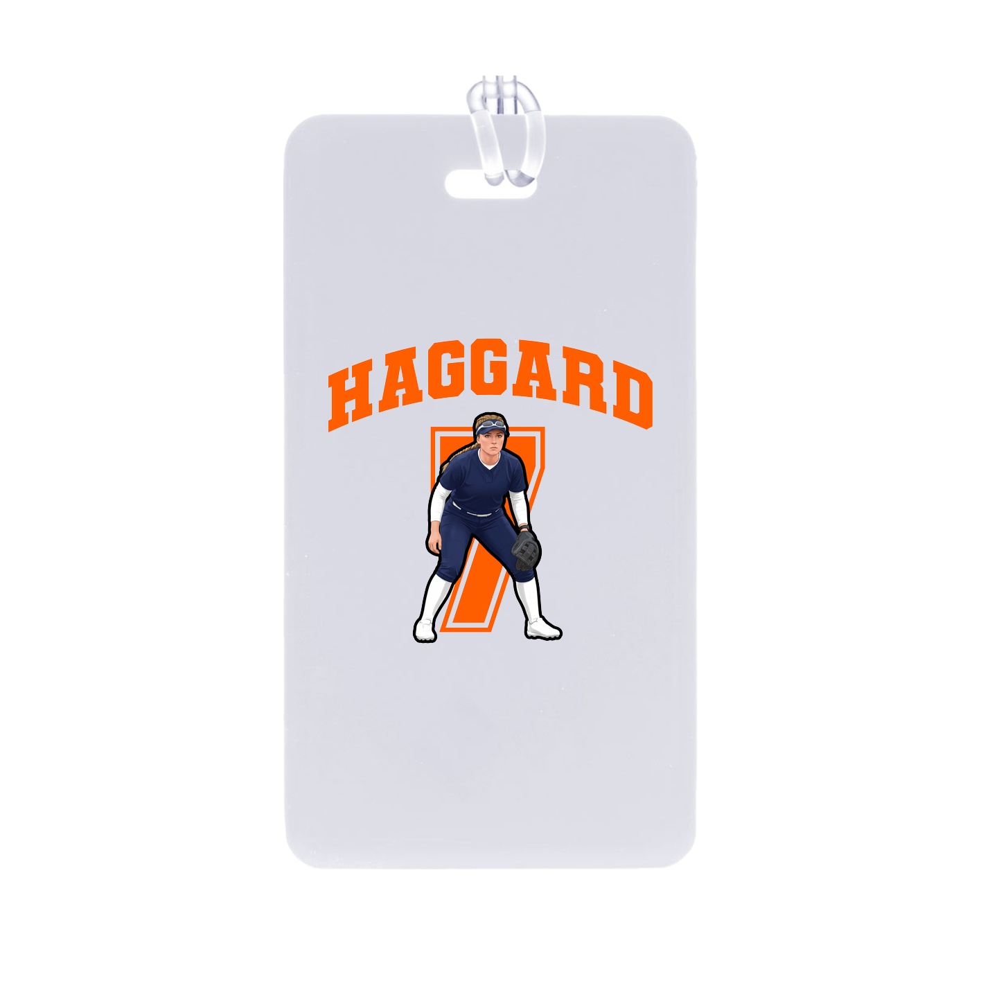 Bag Tag — Number in Classic