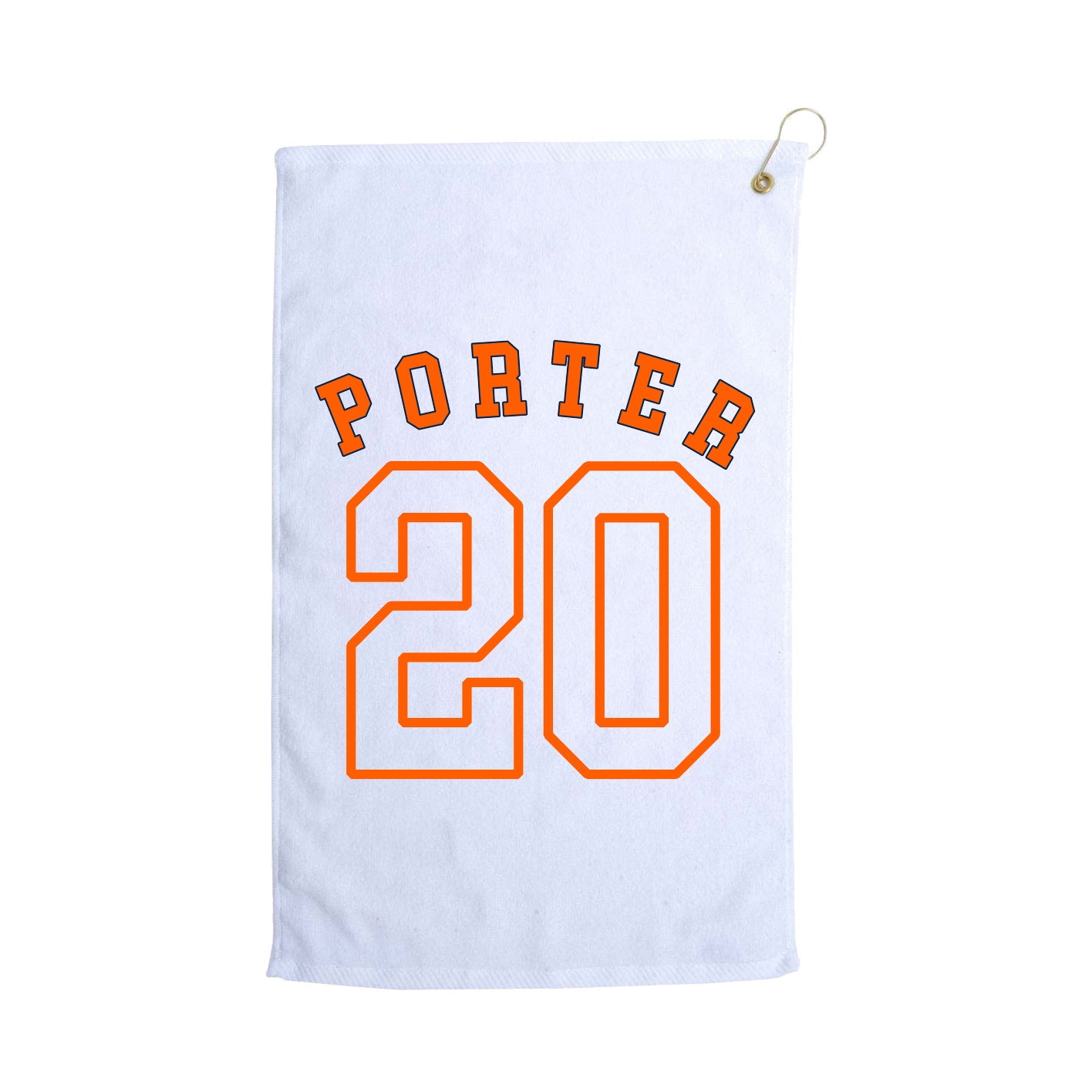 Golf Towel — Shirsey Arch in White