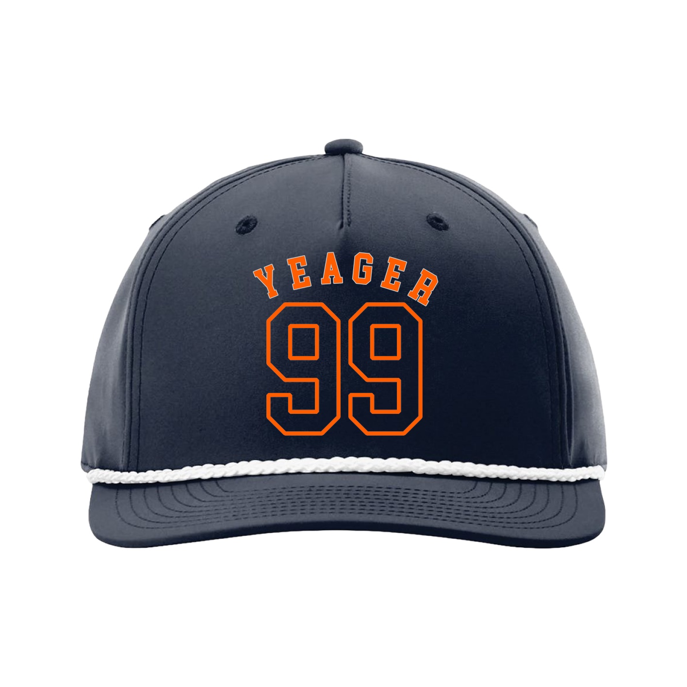 Five-Panel Classic Rope Cap — Shirsey Arch in Navy
