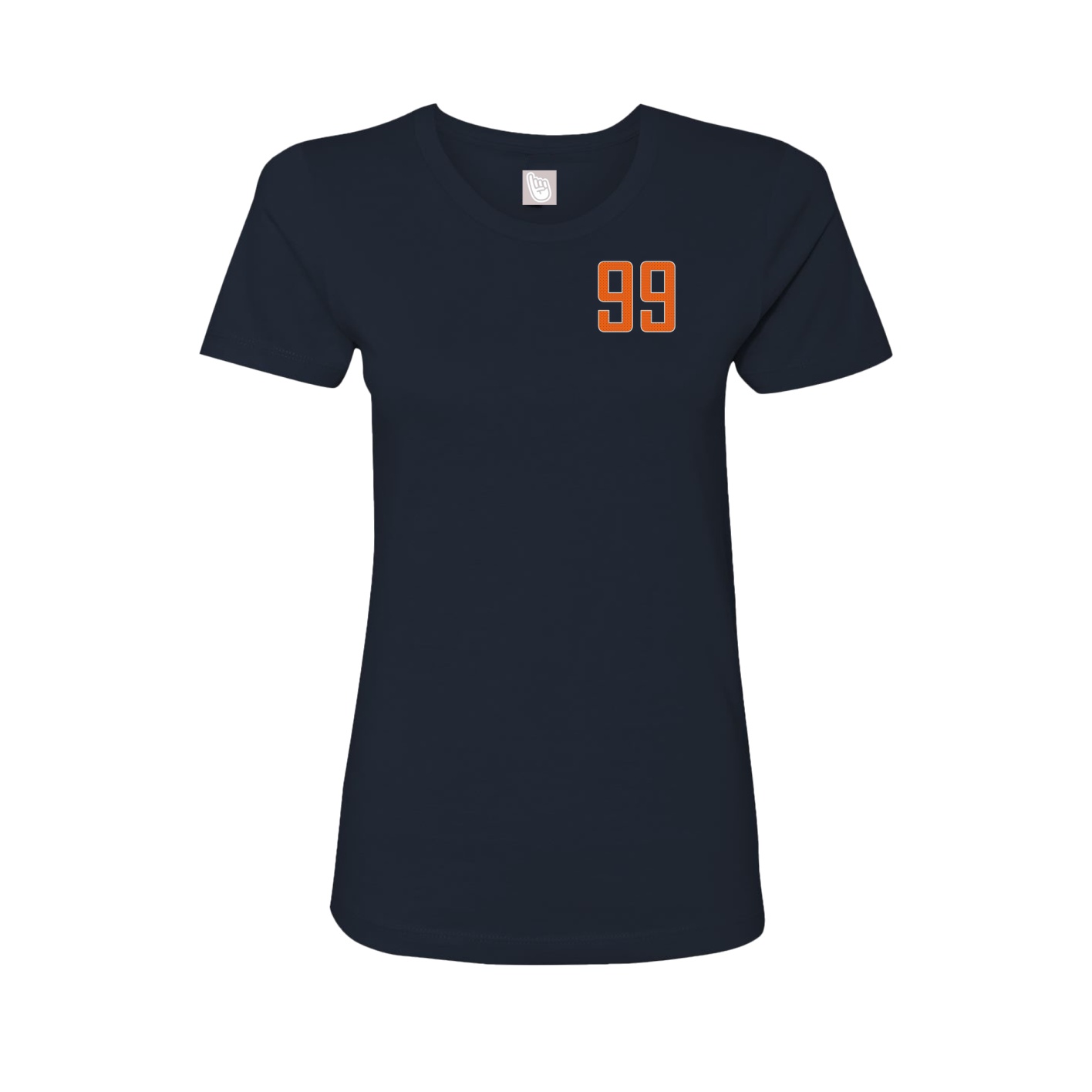 Fitted Women's Tee — Front Shirsy in Navy