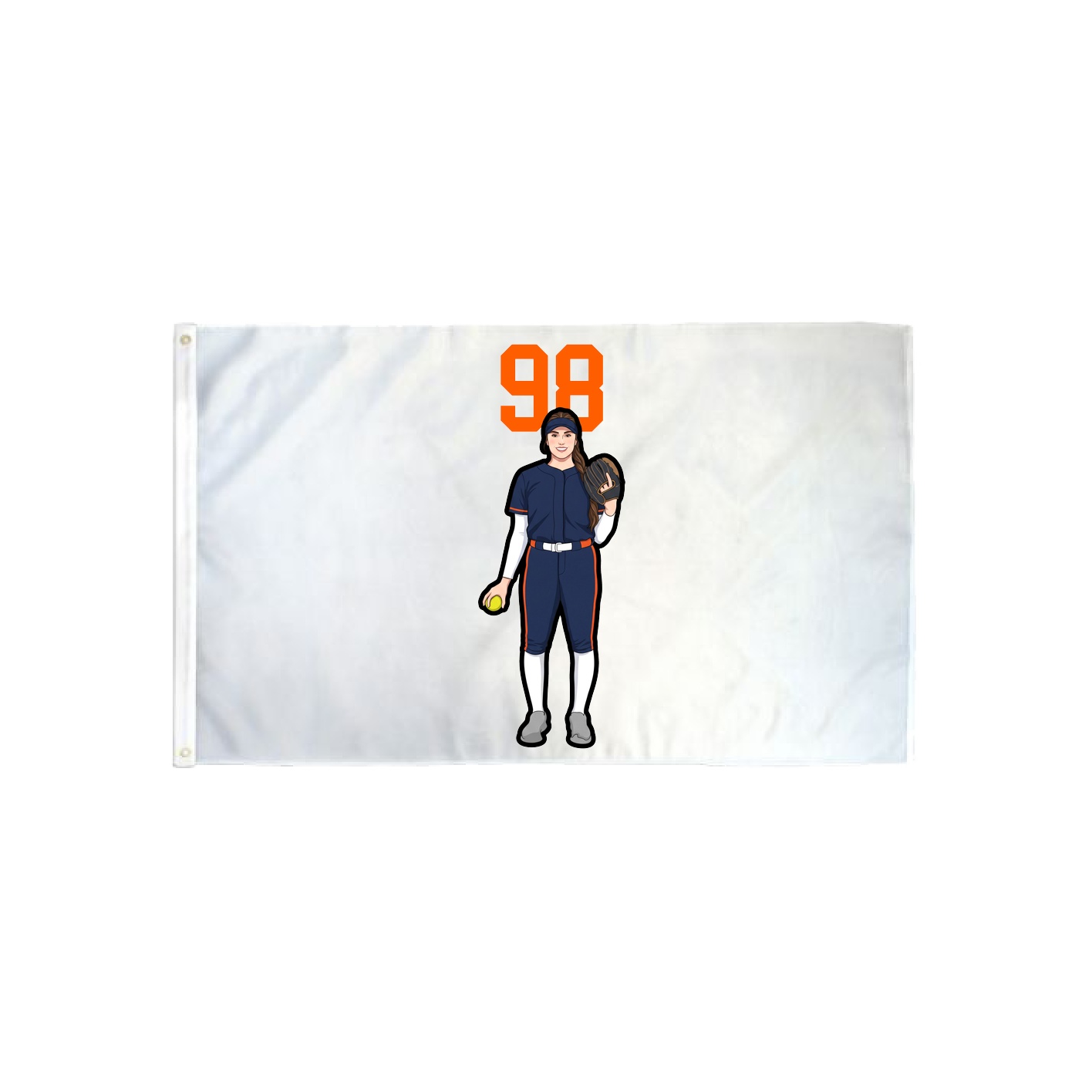 3x5 Flag — Number Top in Classic