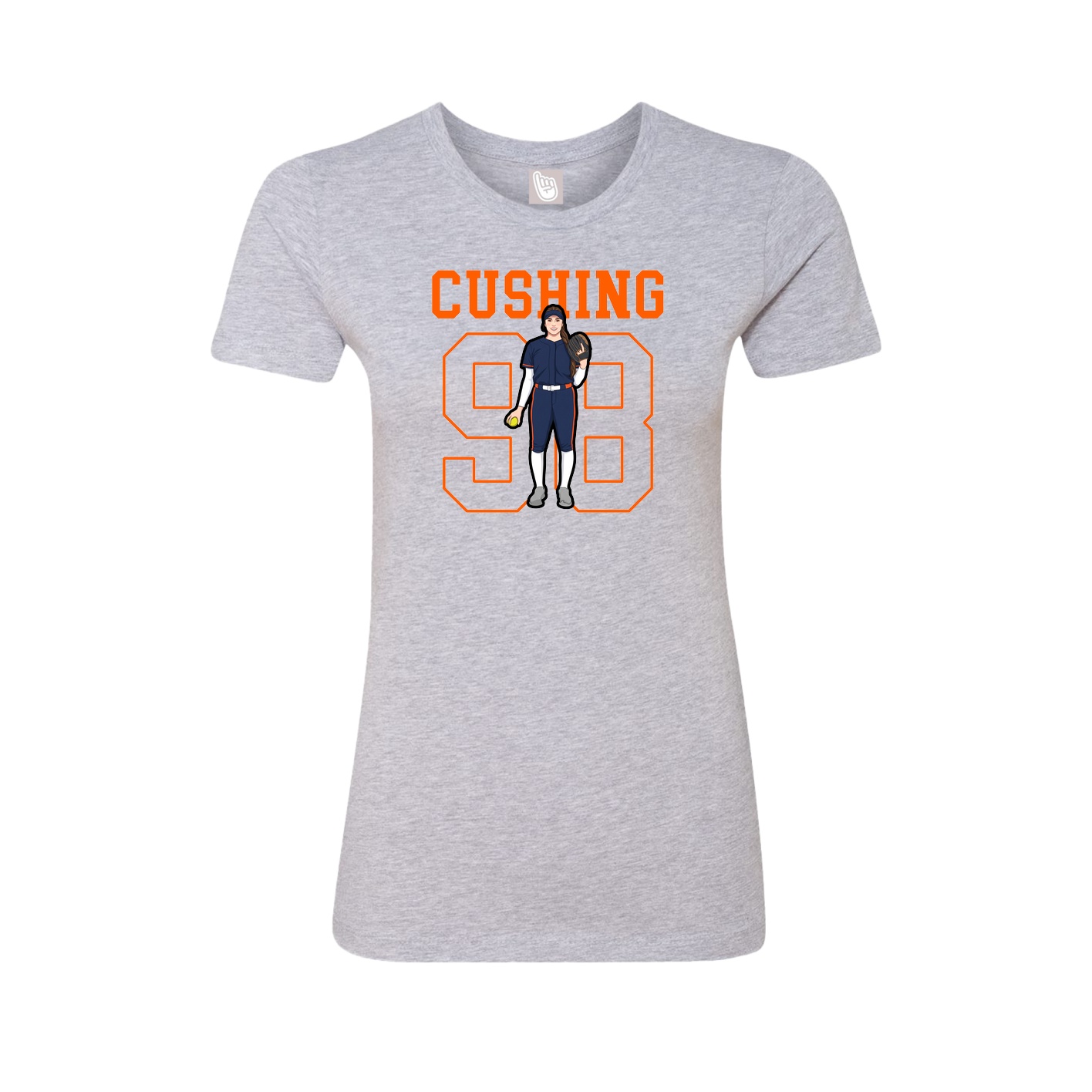 Fitted Women's Tee — Shirsey in Grey
