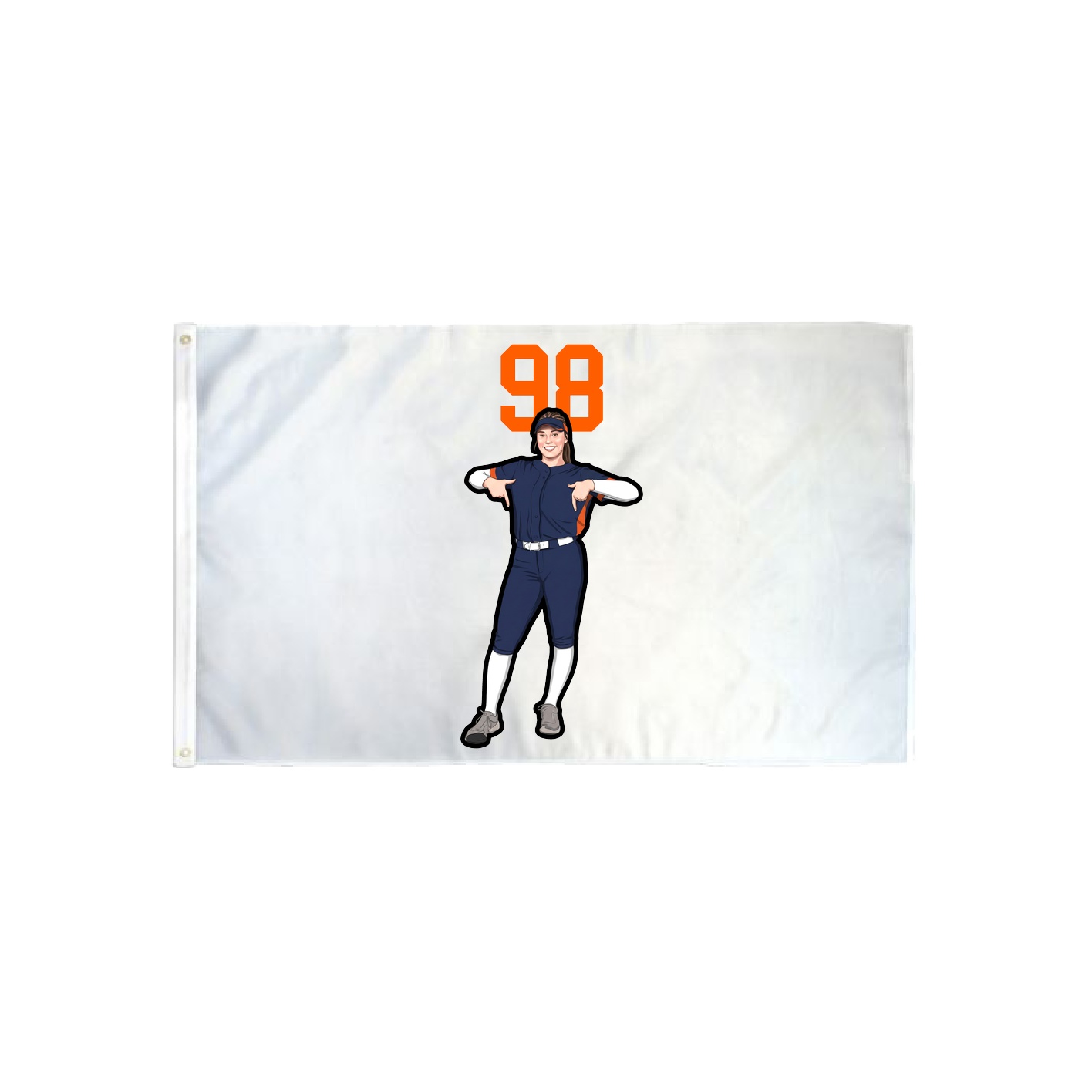 3x5 Flag — Number Top in Classic