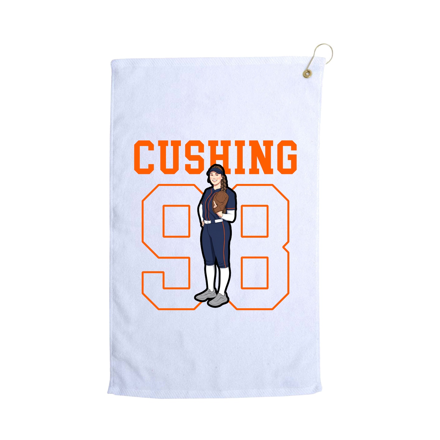 Golf Towel — Shirsey in White