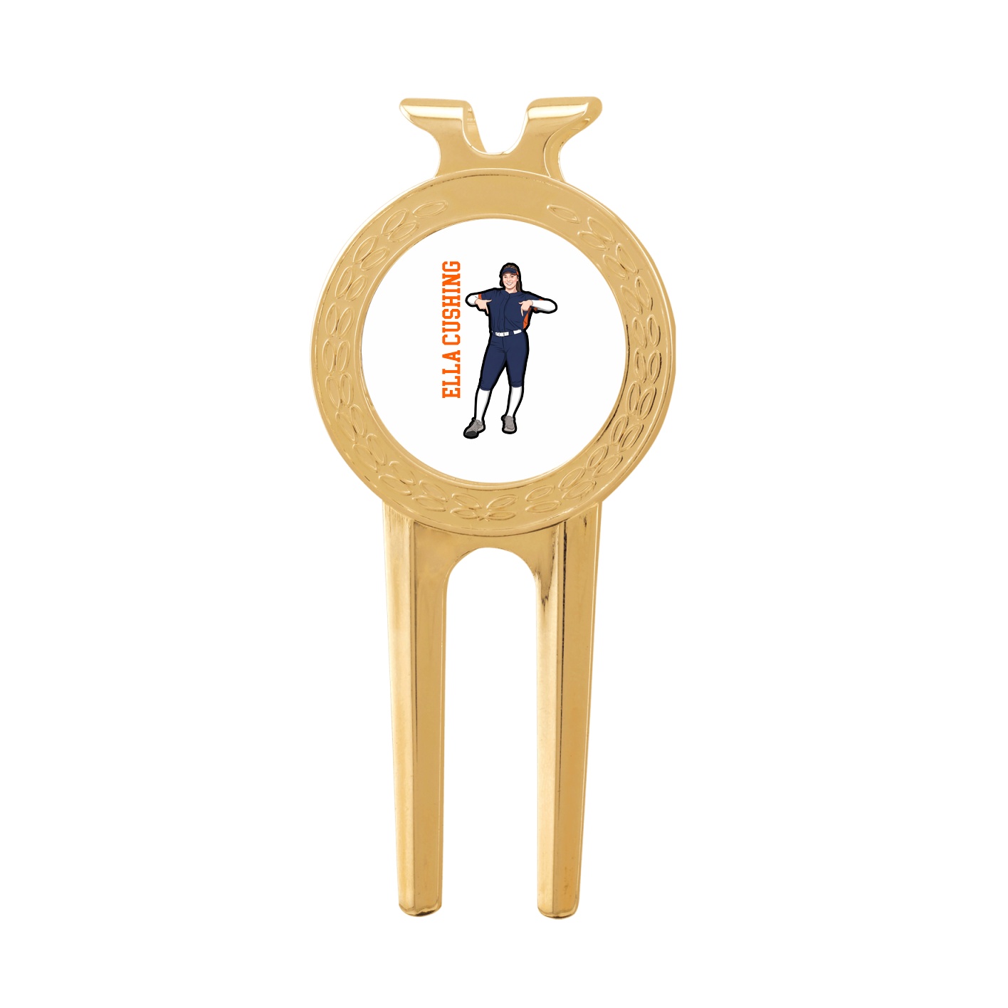 Divot Tool with Ball Marker — Name Vertical in Classic