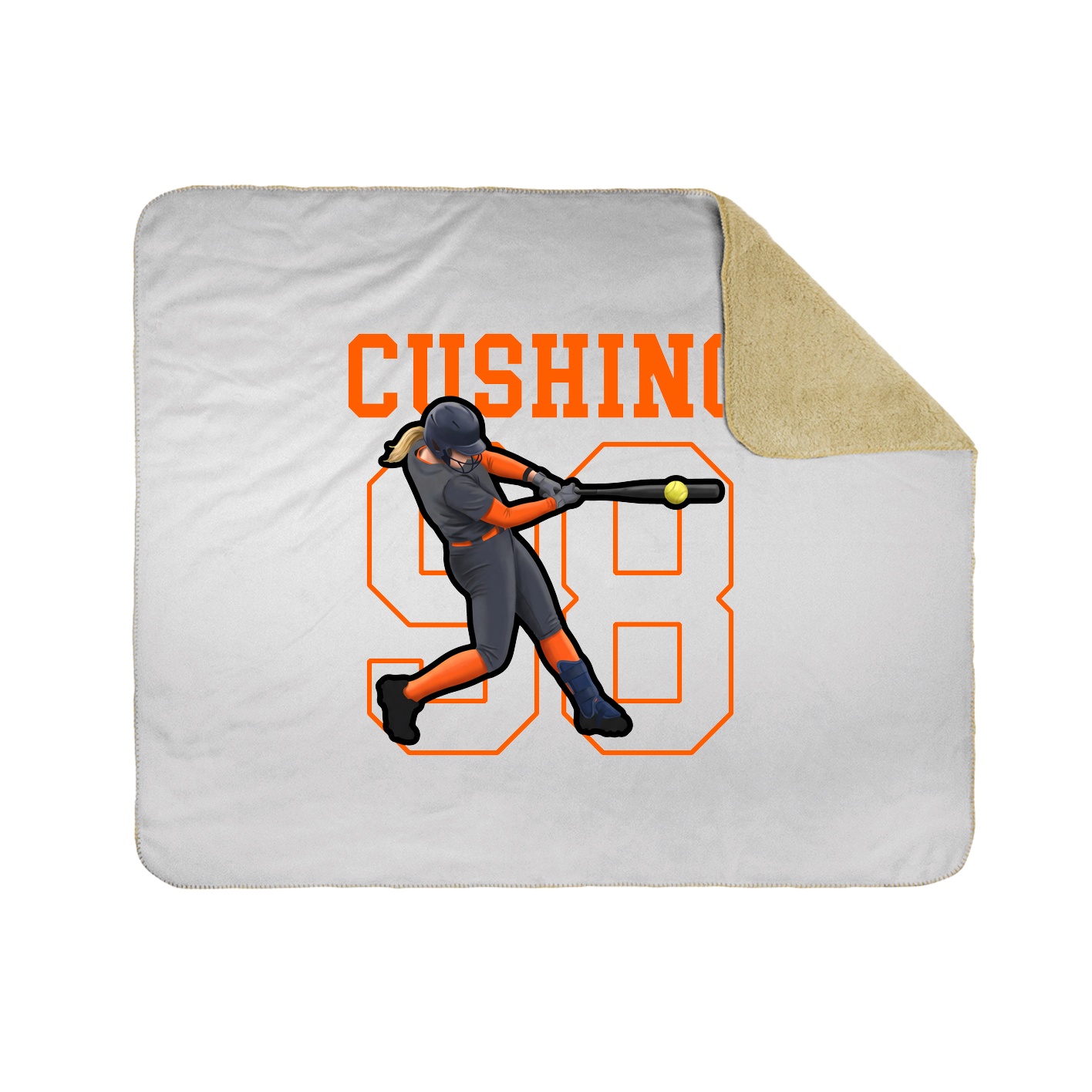 Throw Blanket — Shirsey in White