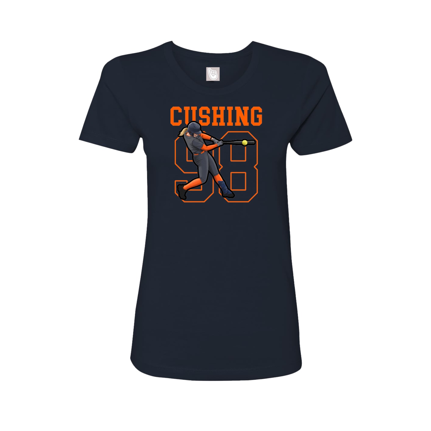 Fitted Women's Tee — Shirsey in Navy