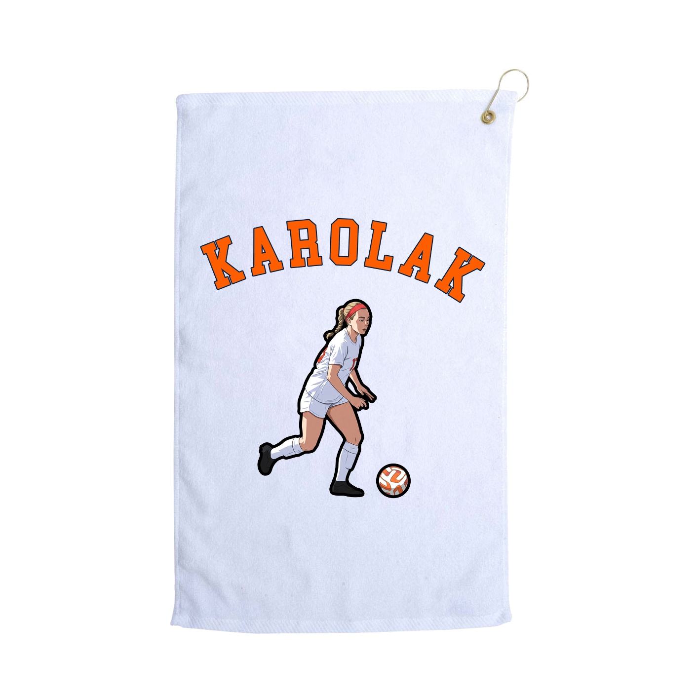 Golf Towel — Shirsey Arch in White