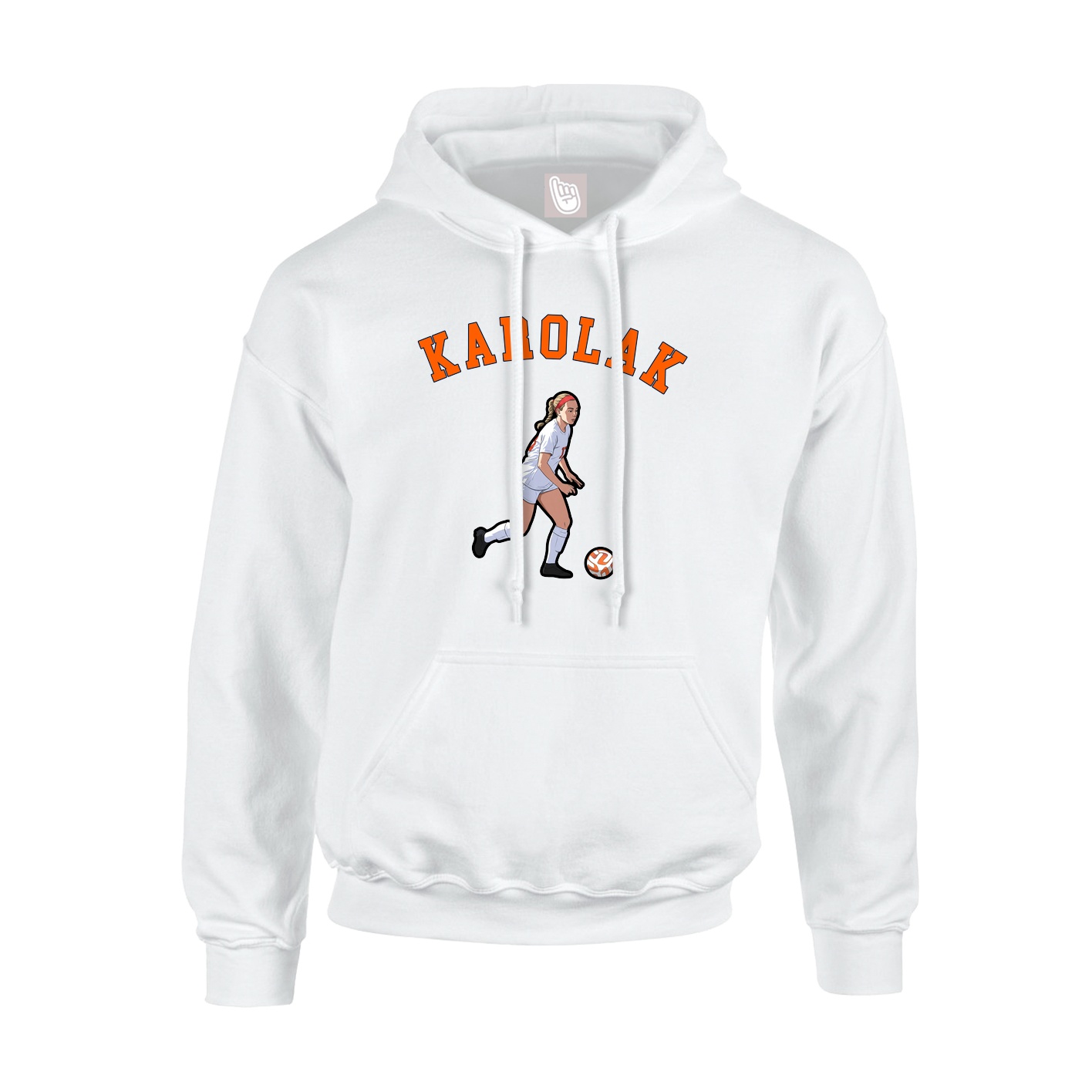 Hoodie — Shirsey Arch in White