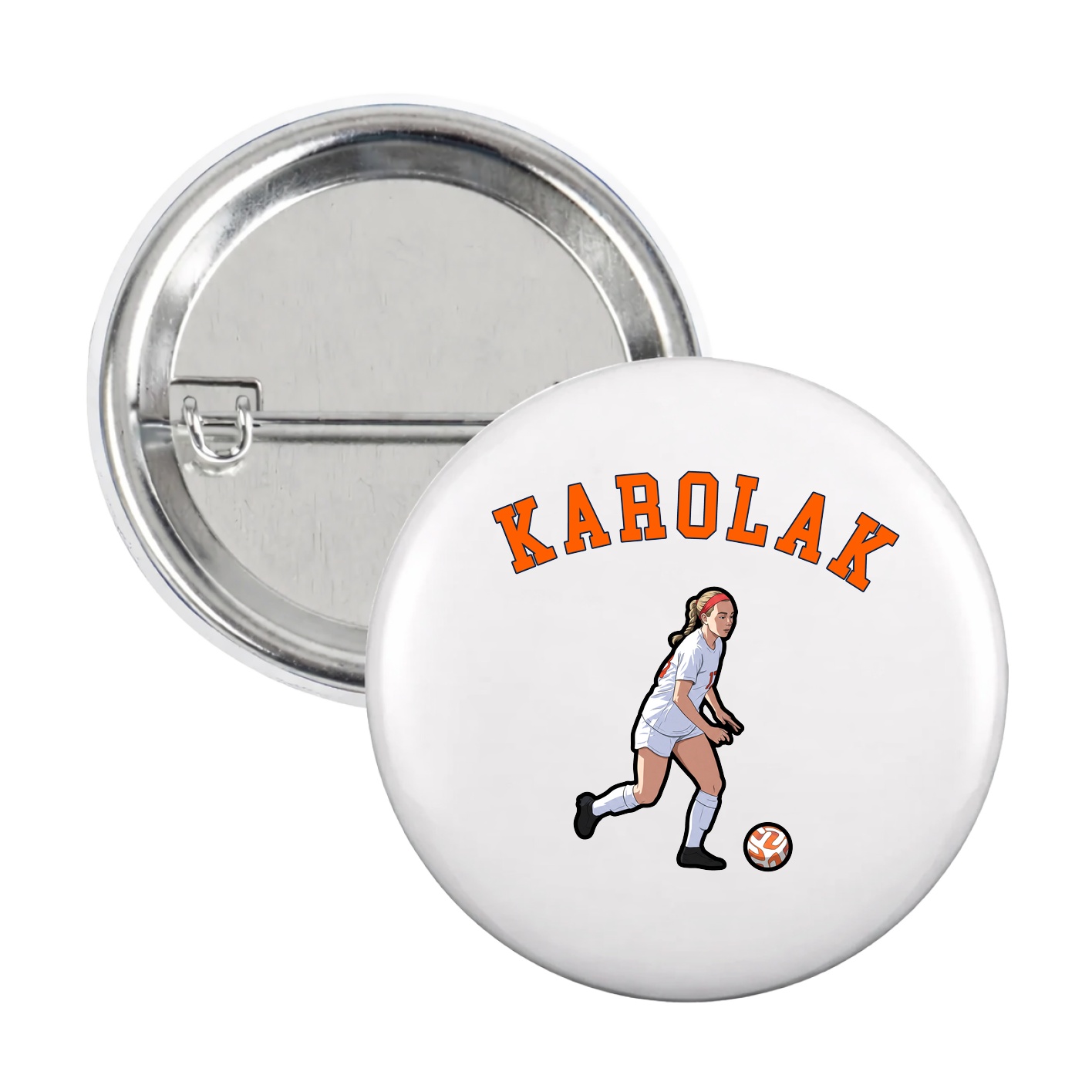 Game Day Button — Shirsey Arch in White