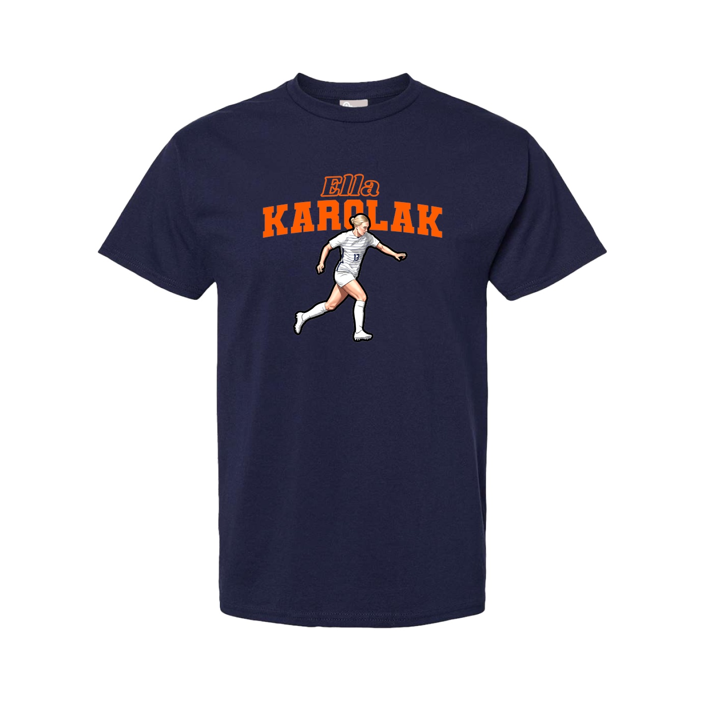 Tee — Name Arch in Navy