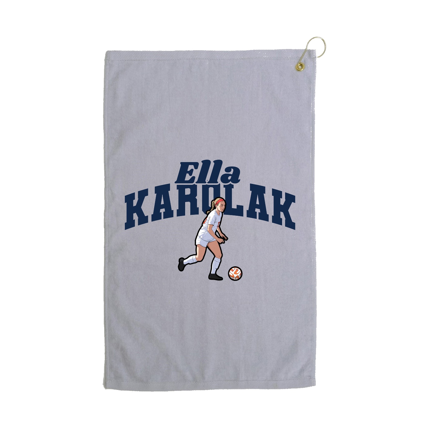 Golf Towel — Signature Arch in Grey