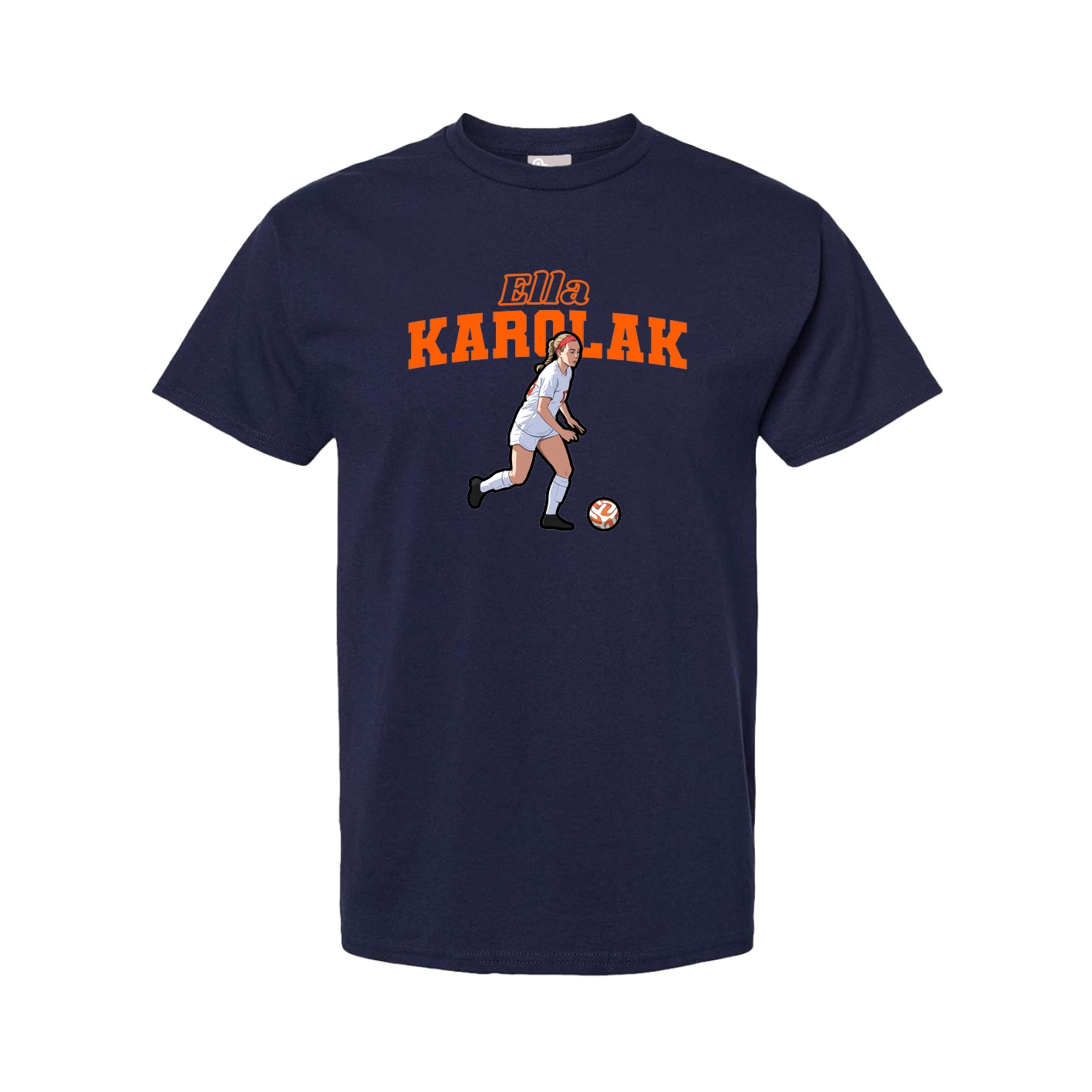 Tee — Name Arch in Navy