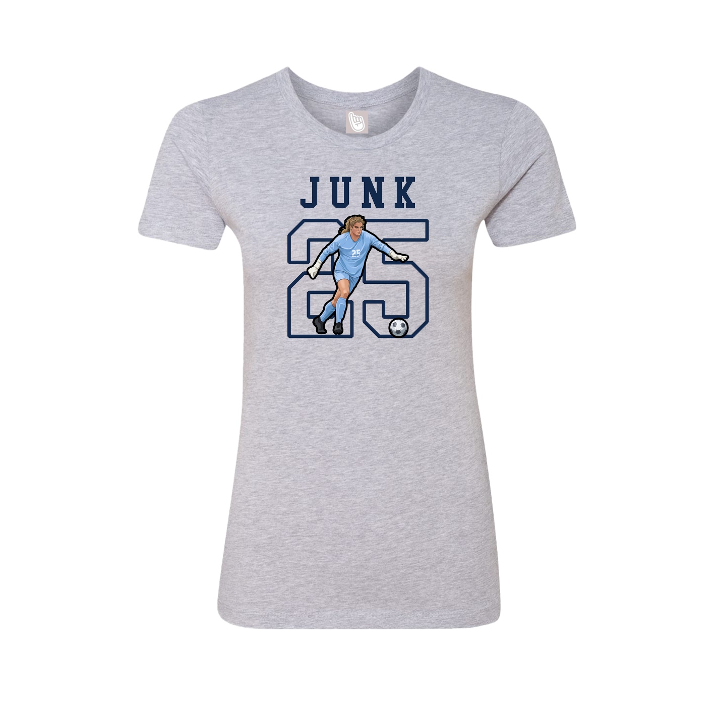 Fitted Women's Tee — Shirsey in Grey