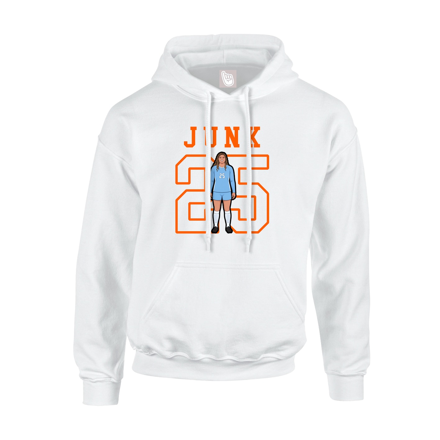 Hoodie — Shirsey in White