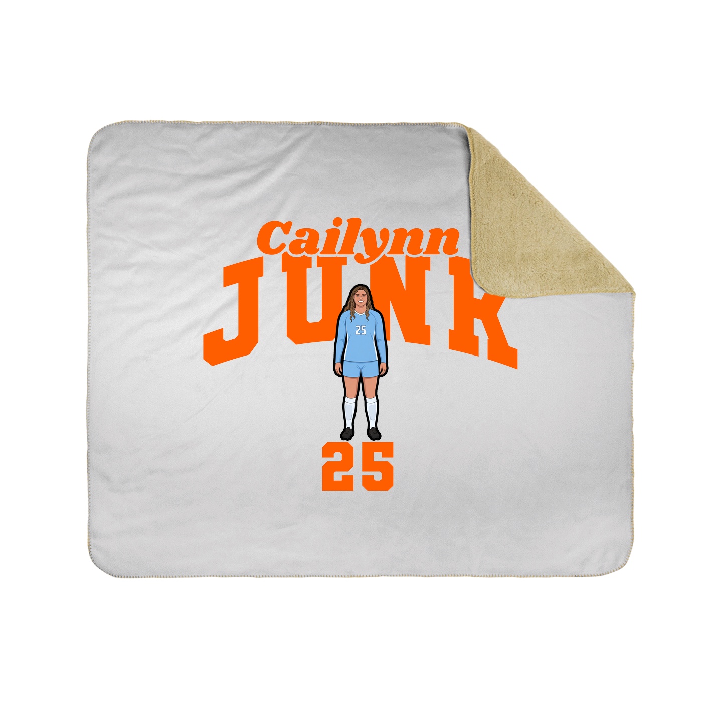 Throw Blanket — Signature Arch in White