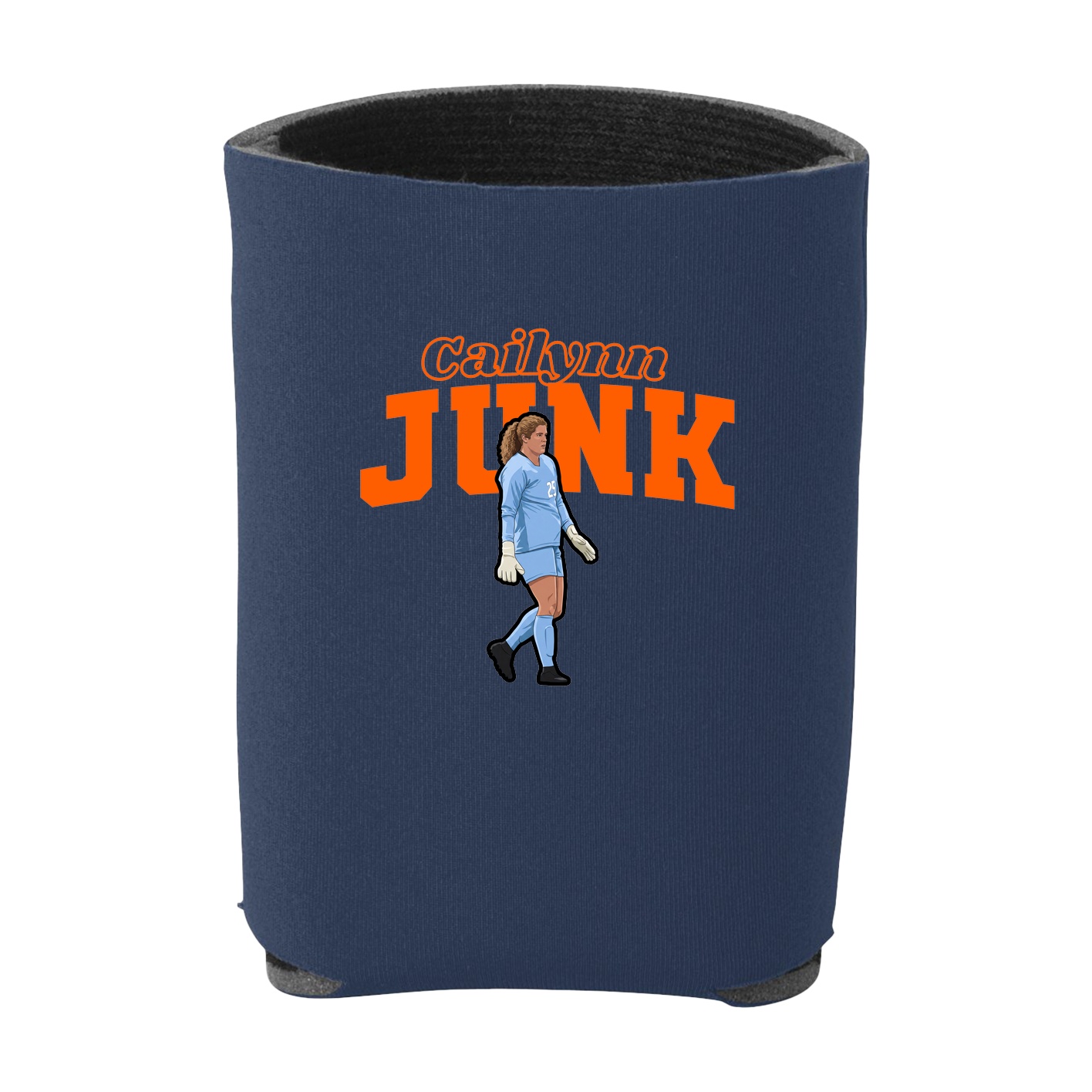 Can Holder — Name Arch in Navy