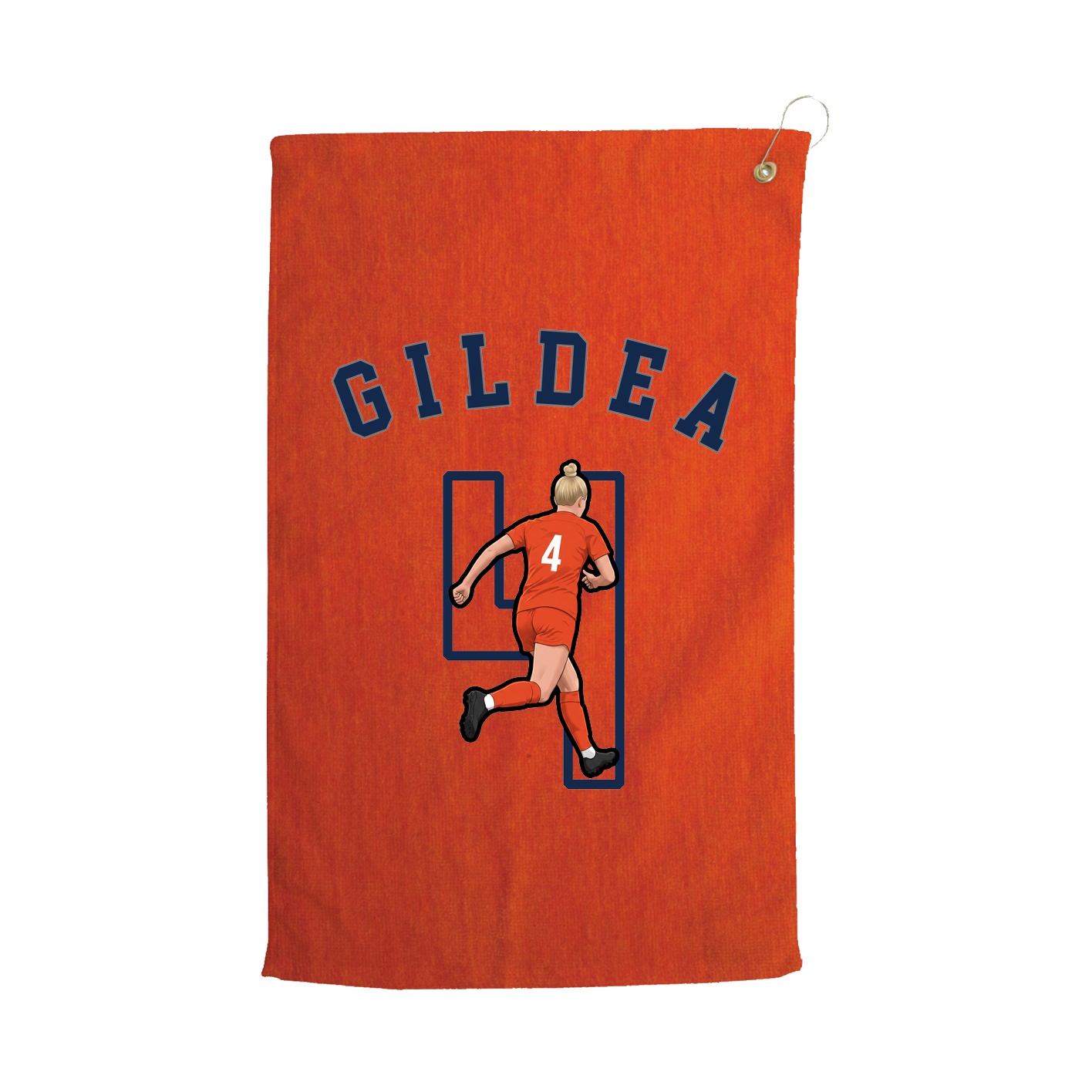 Golf Towel — Shirsey Arch in Orange
