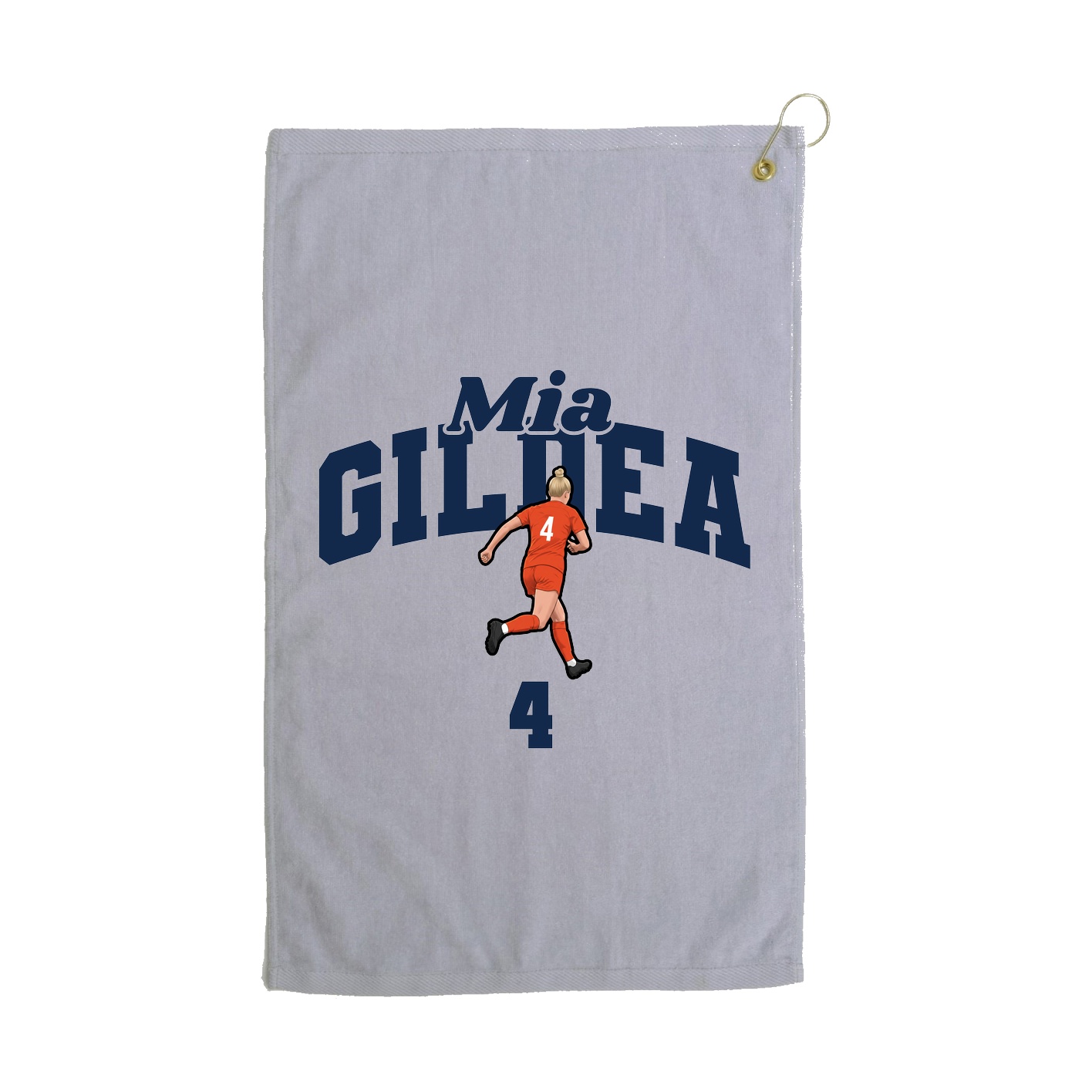 Golf Towel — Signature Arch in Grey
