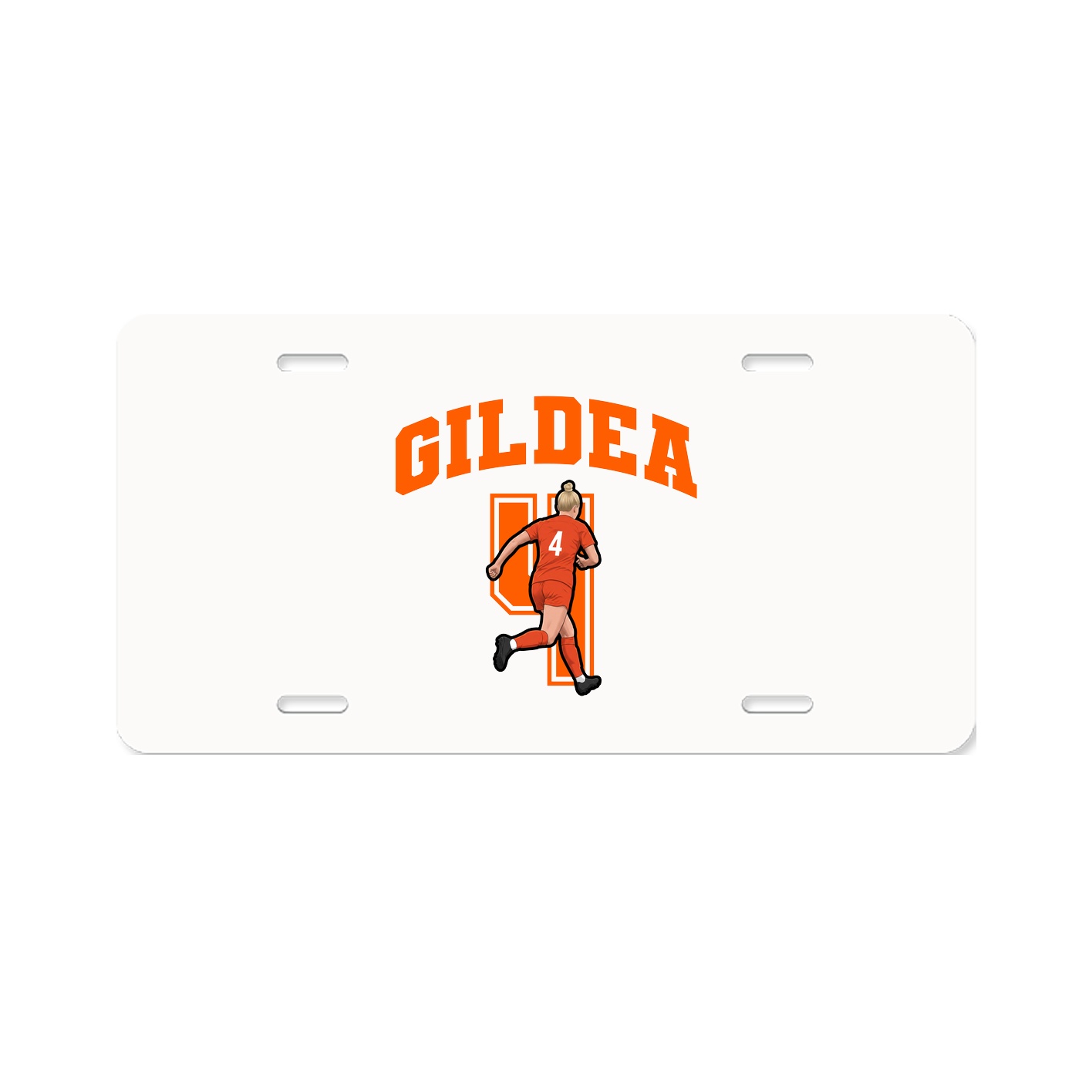 License Plate — Number in Classic