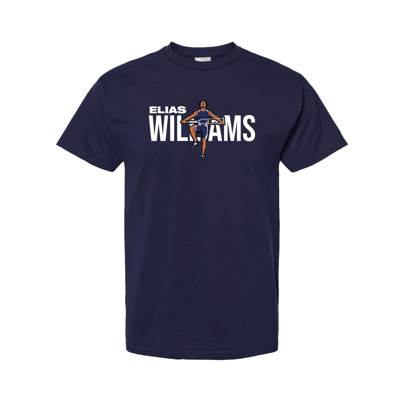 Tee — Player Name in Navy