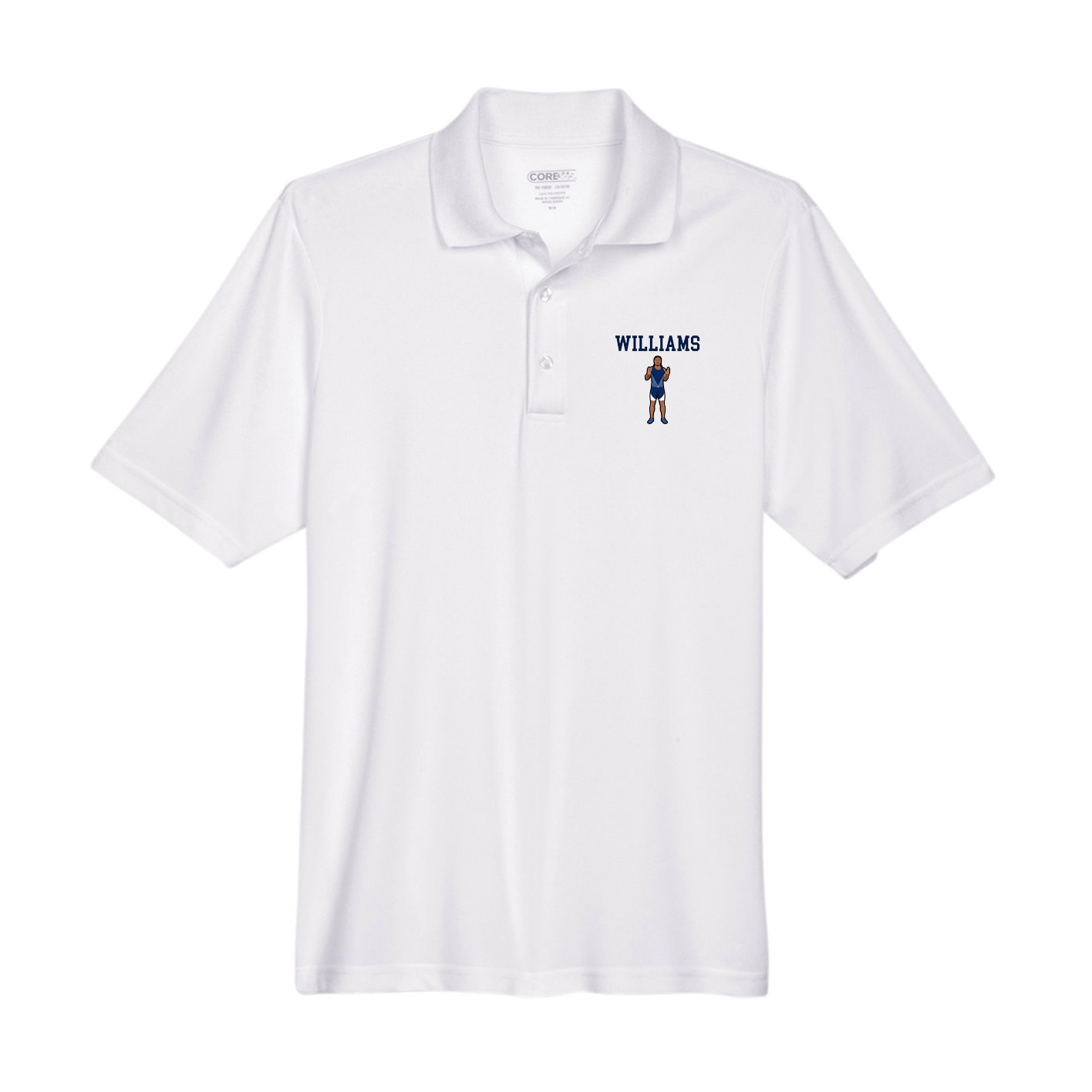 Performance Polo — Shirsey in White