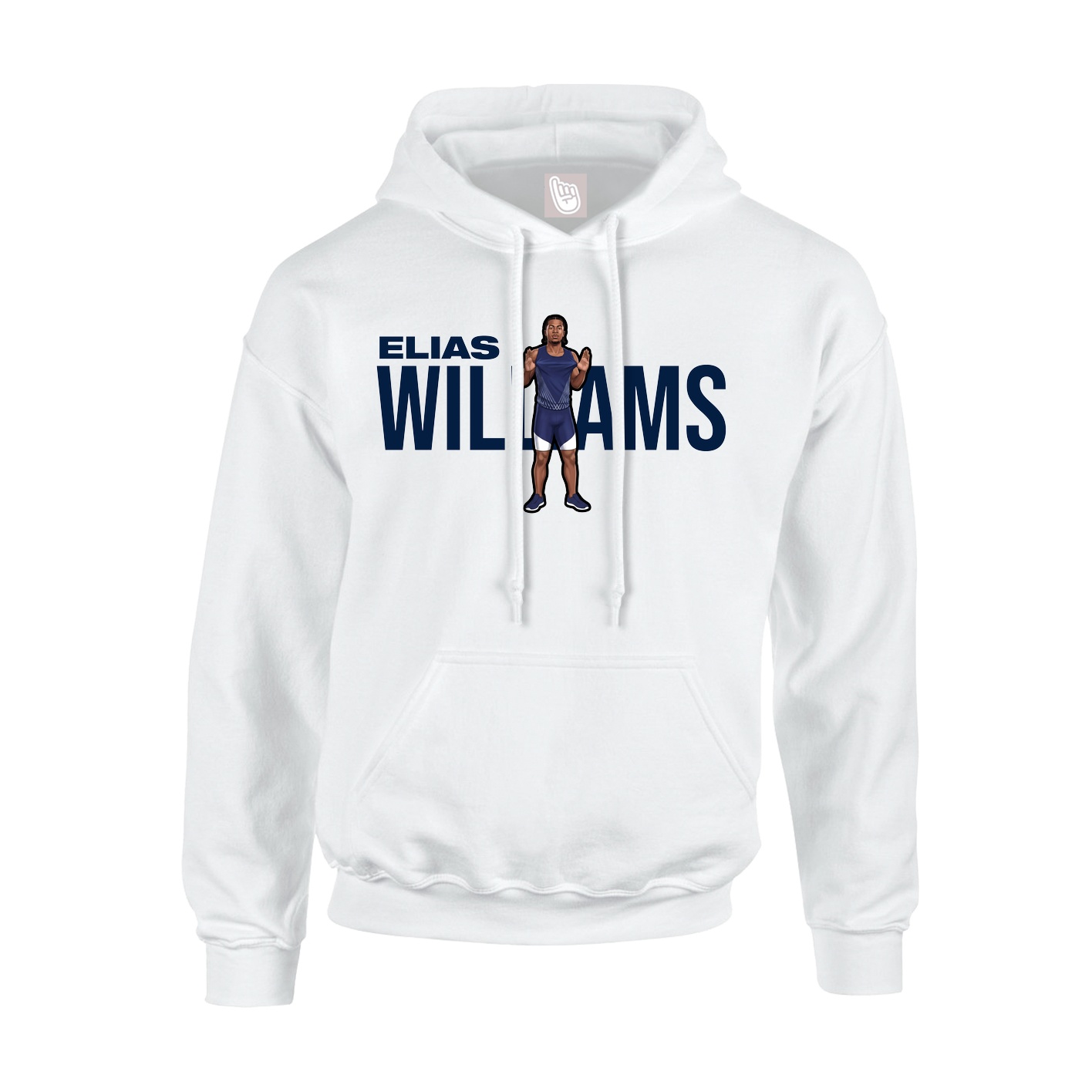 Hoodie — Player Name in White