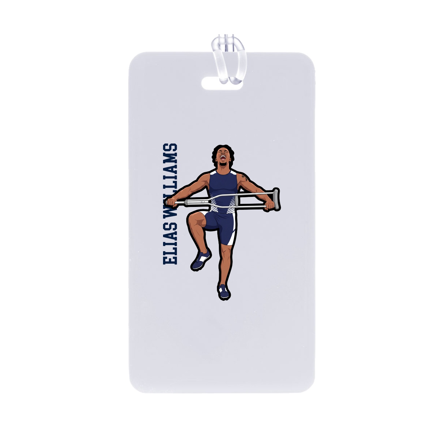 Bag Tag — Name Vertical in Classic