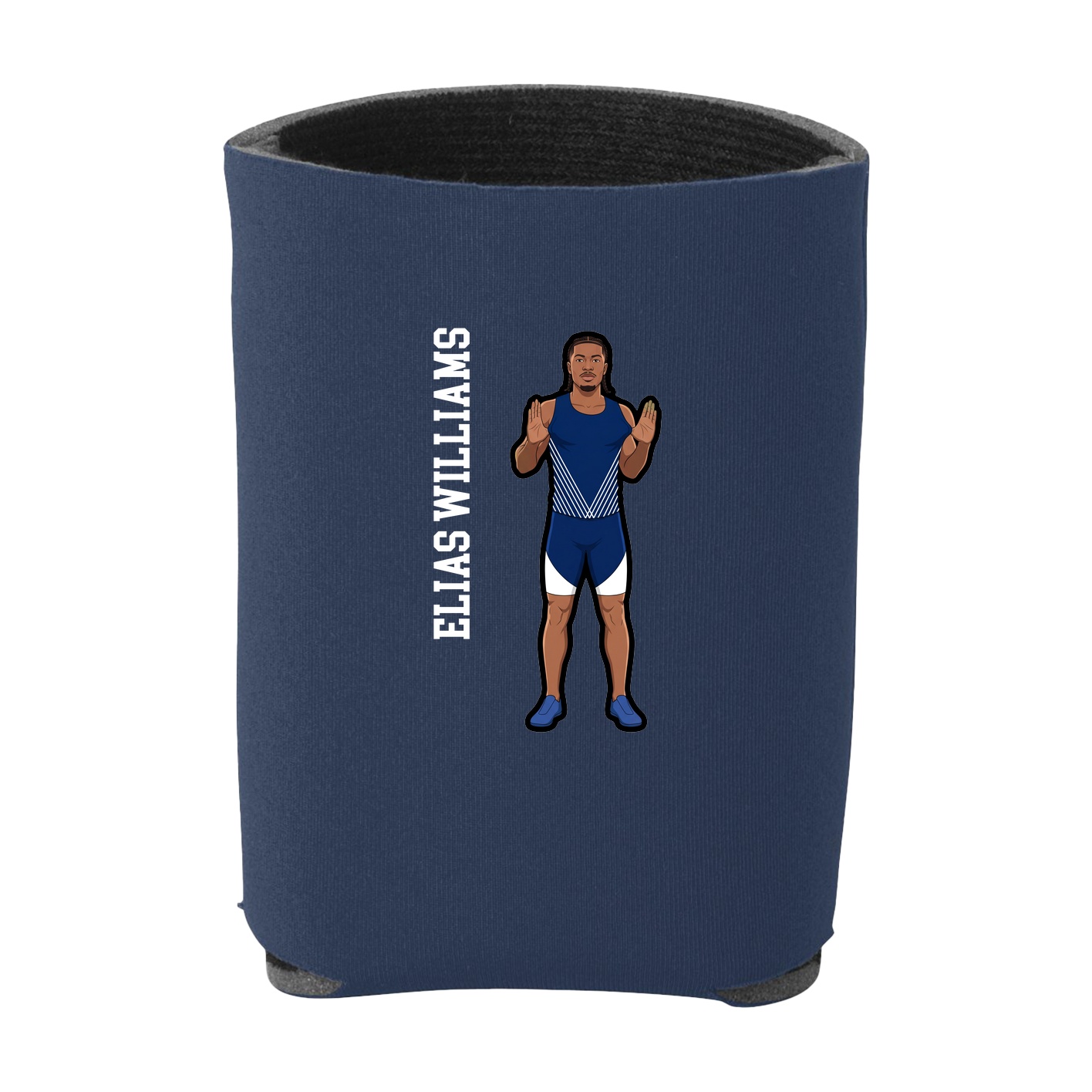 Can Holder — Name Vertical in Navy