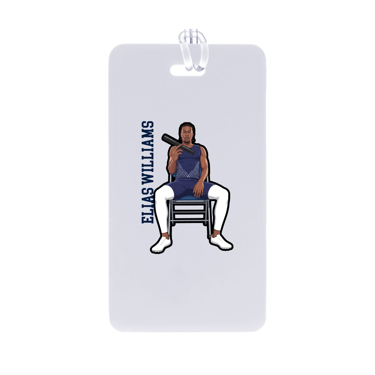 Bag Tag — Name Vertical in Classic