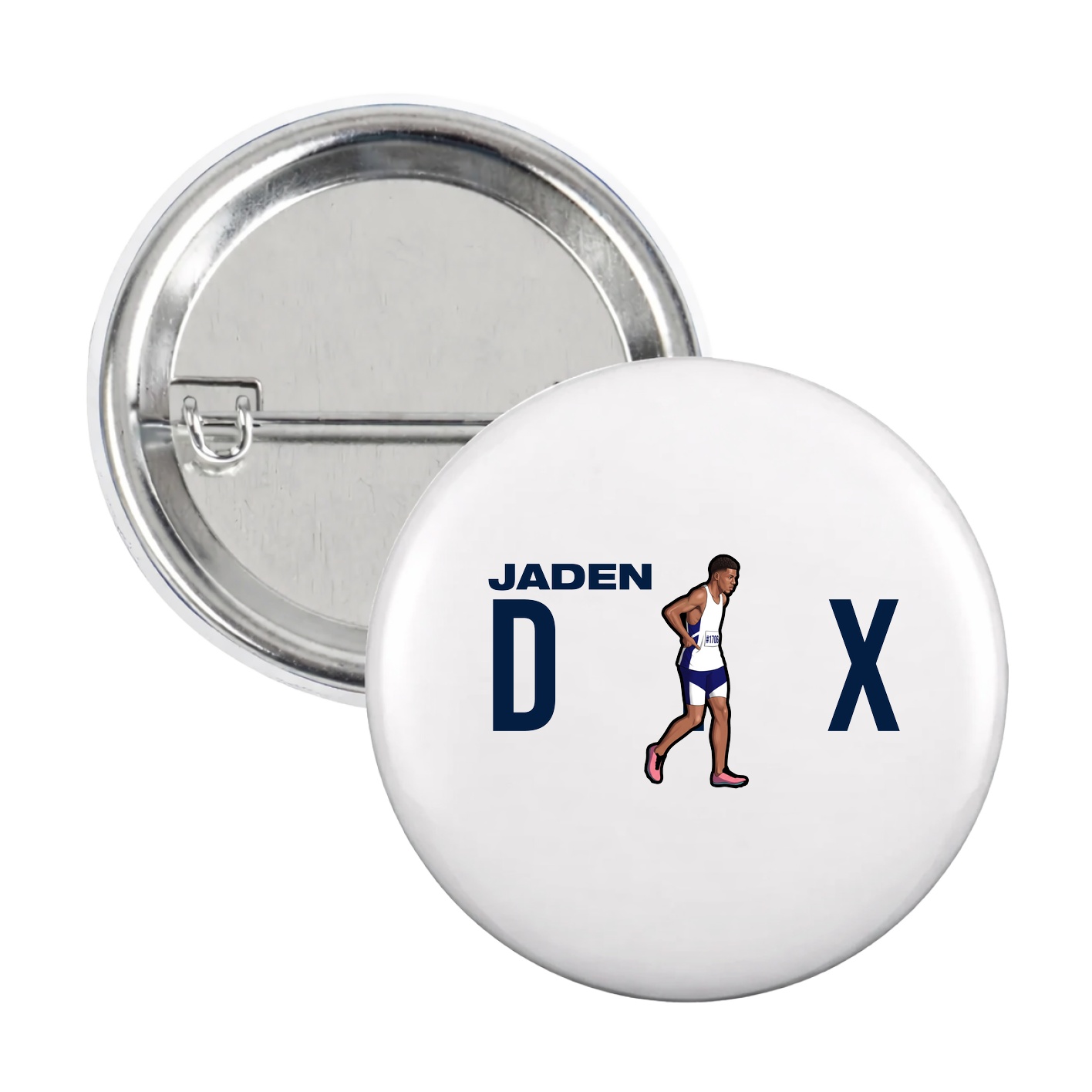 Game Day Button — Player Name in White