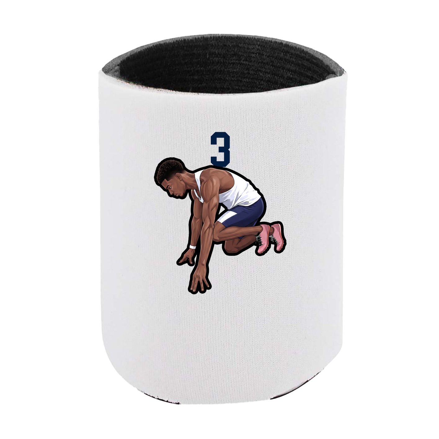 Can Holder — Number Top in White