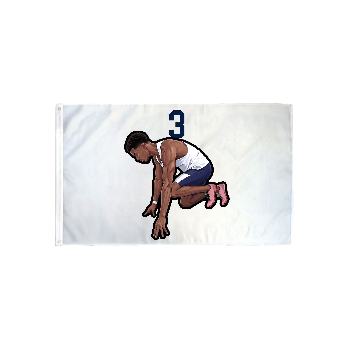 3x5 Flag — Number Top in Classic