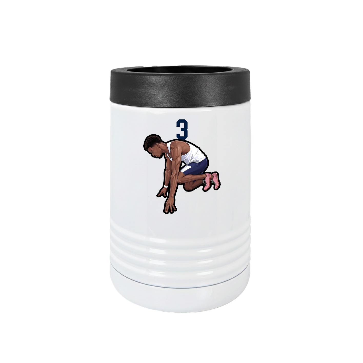 Beverage Holder — Number Top in White