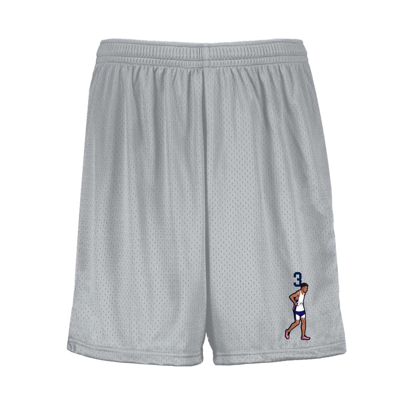 Shorts — Number Top in Silver