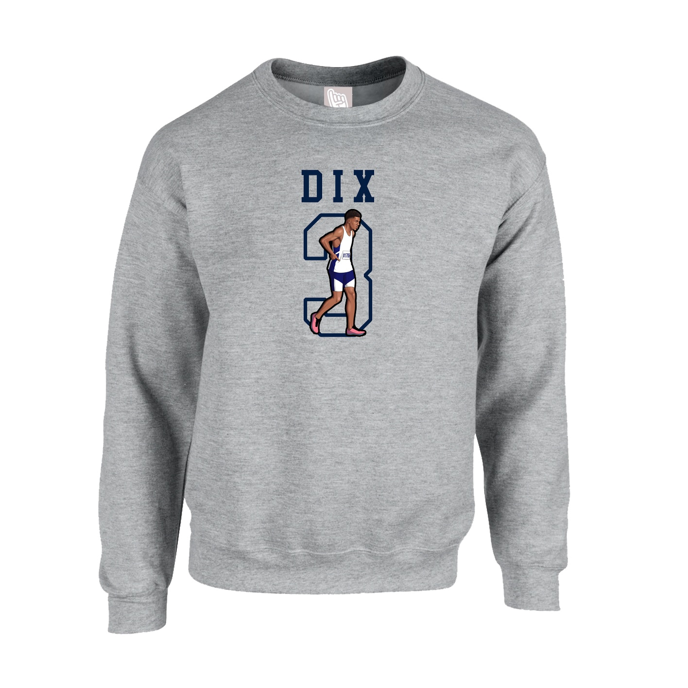 Fleece Crew — Shirsey in Grey