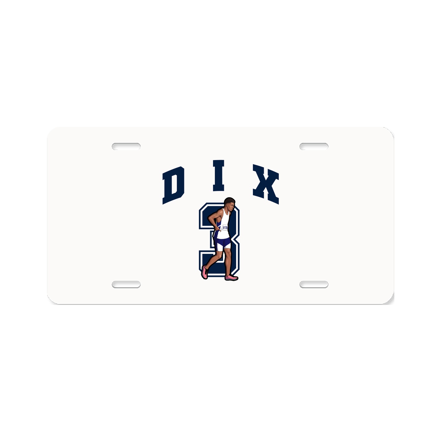 License Plate — Number in Classic