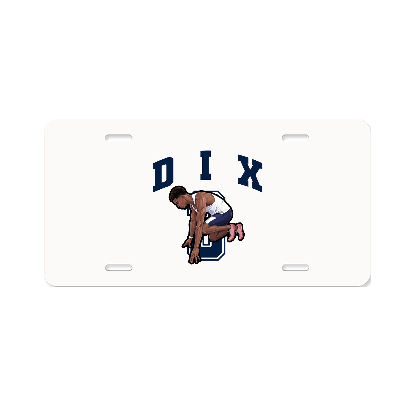 License Plate — Number in Classic