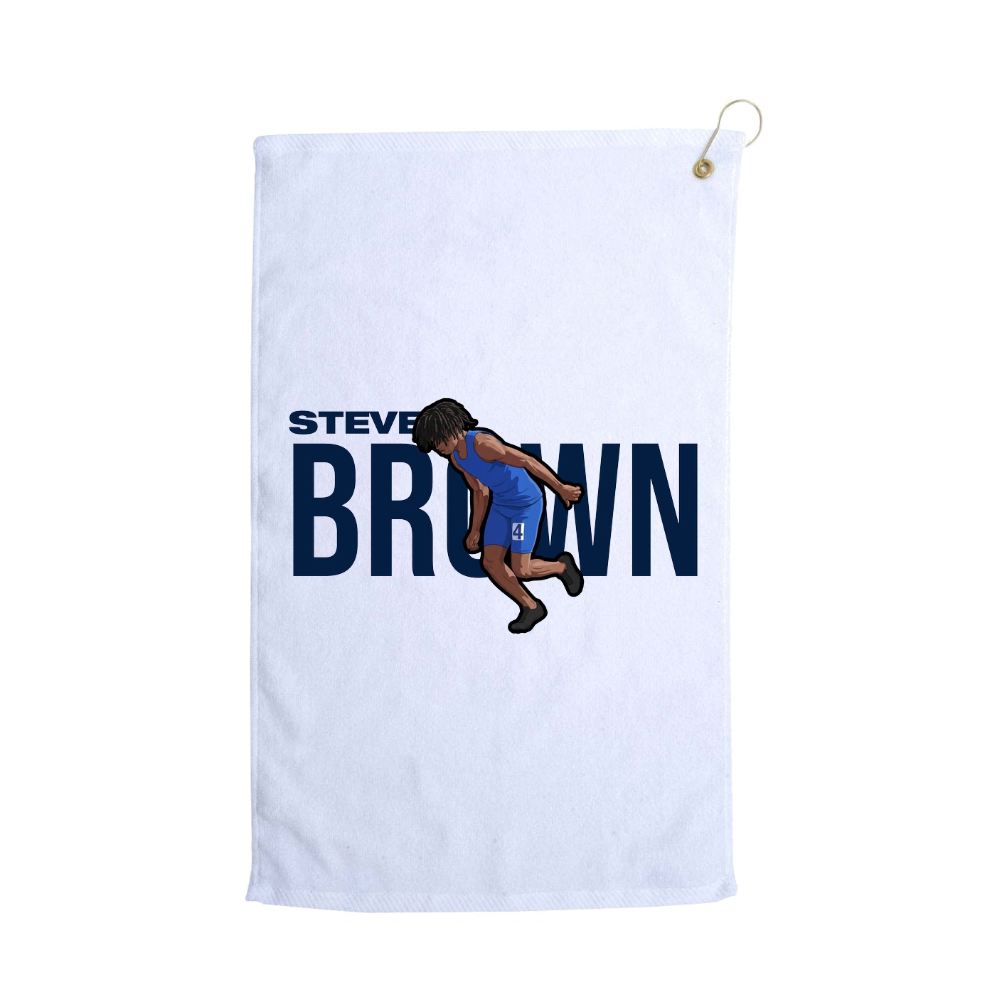 Golf Towel — Player Name in White