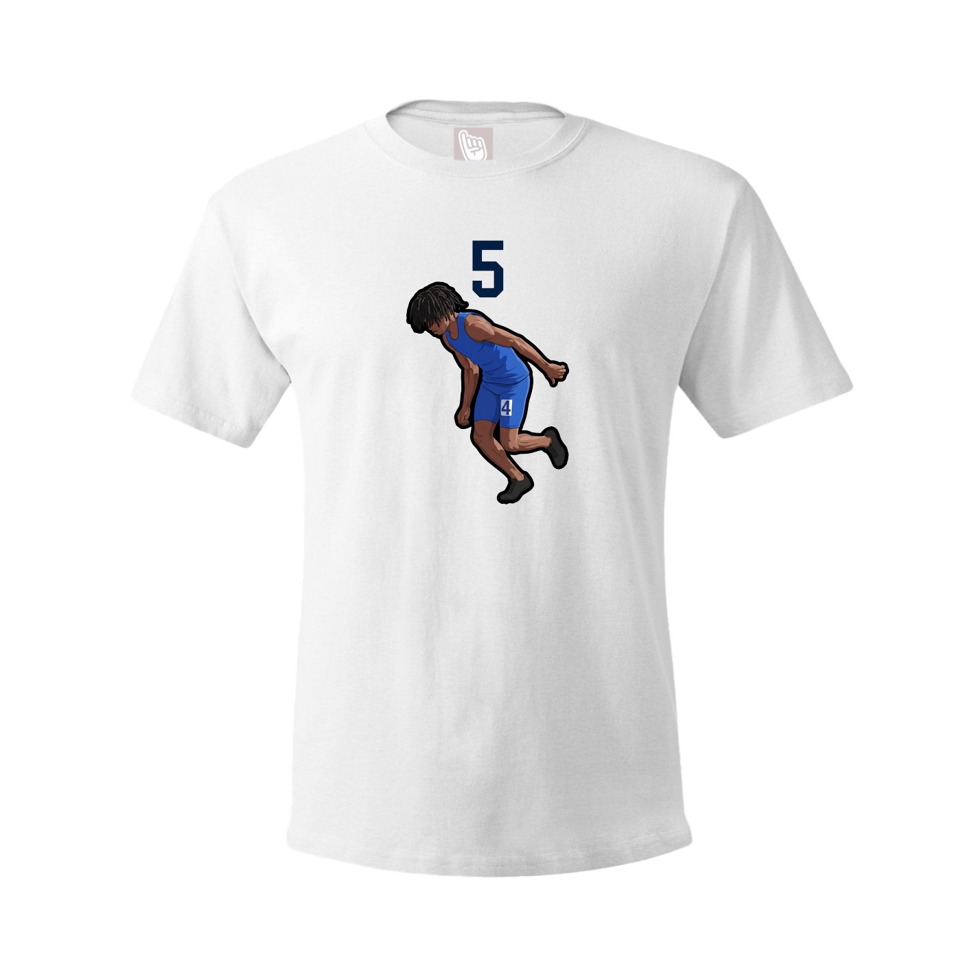Tee — Number Top in White