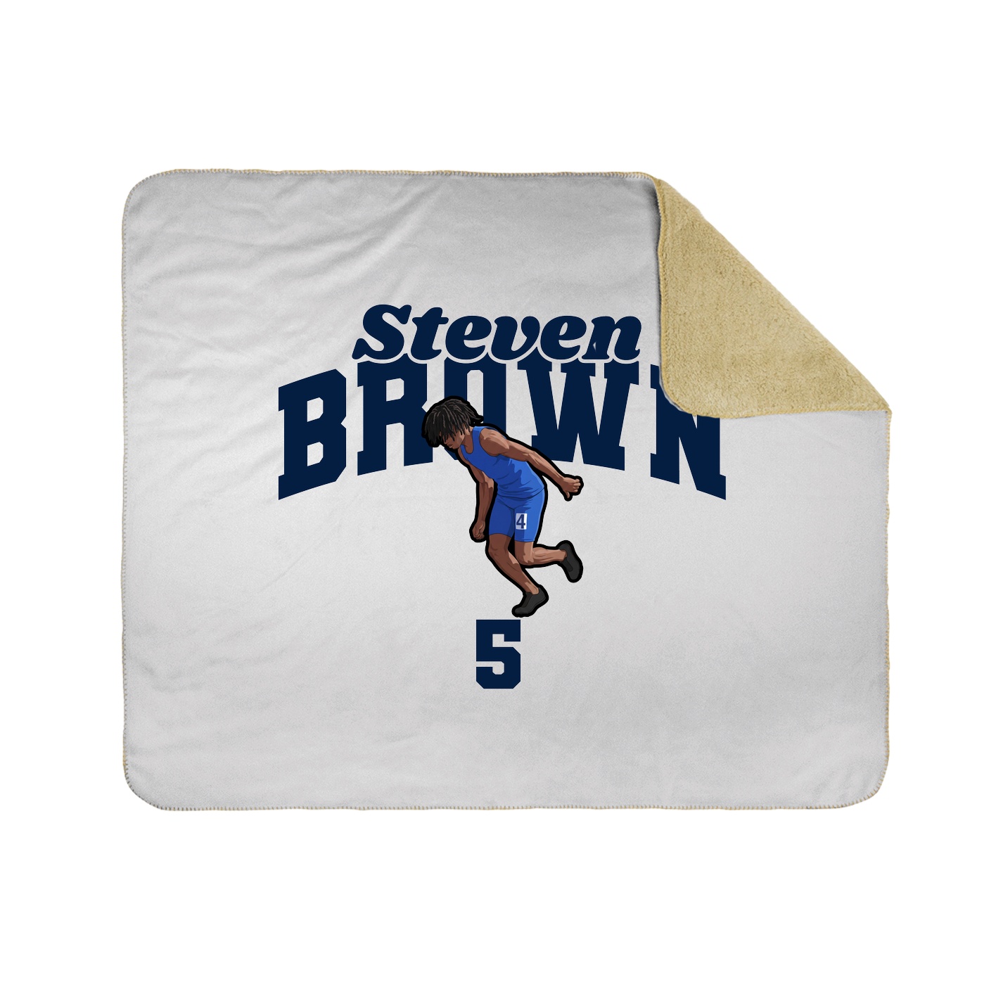 Throw Blanket — Signature Arch in White