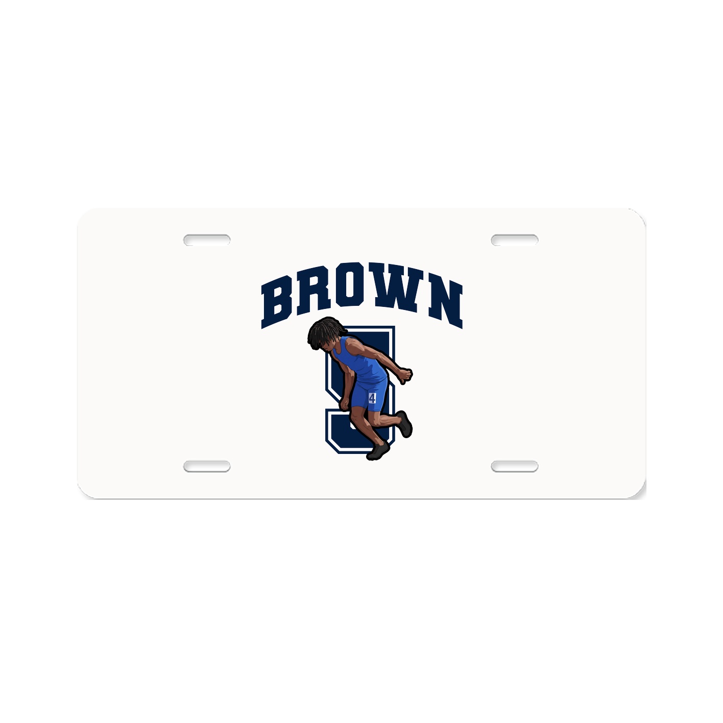 License Plate — Number in Classic