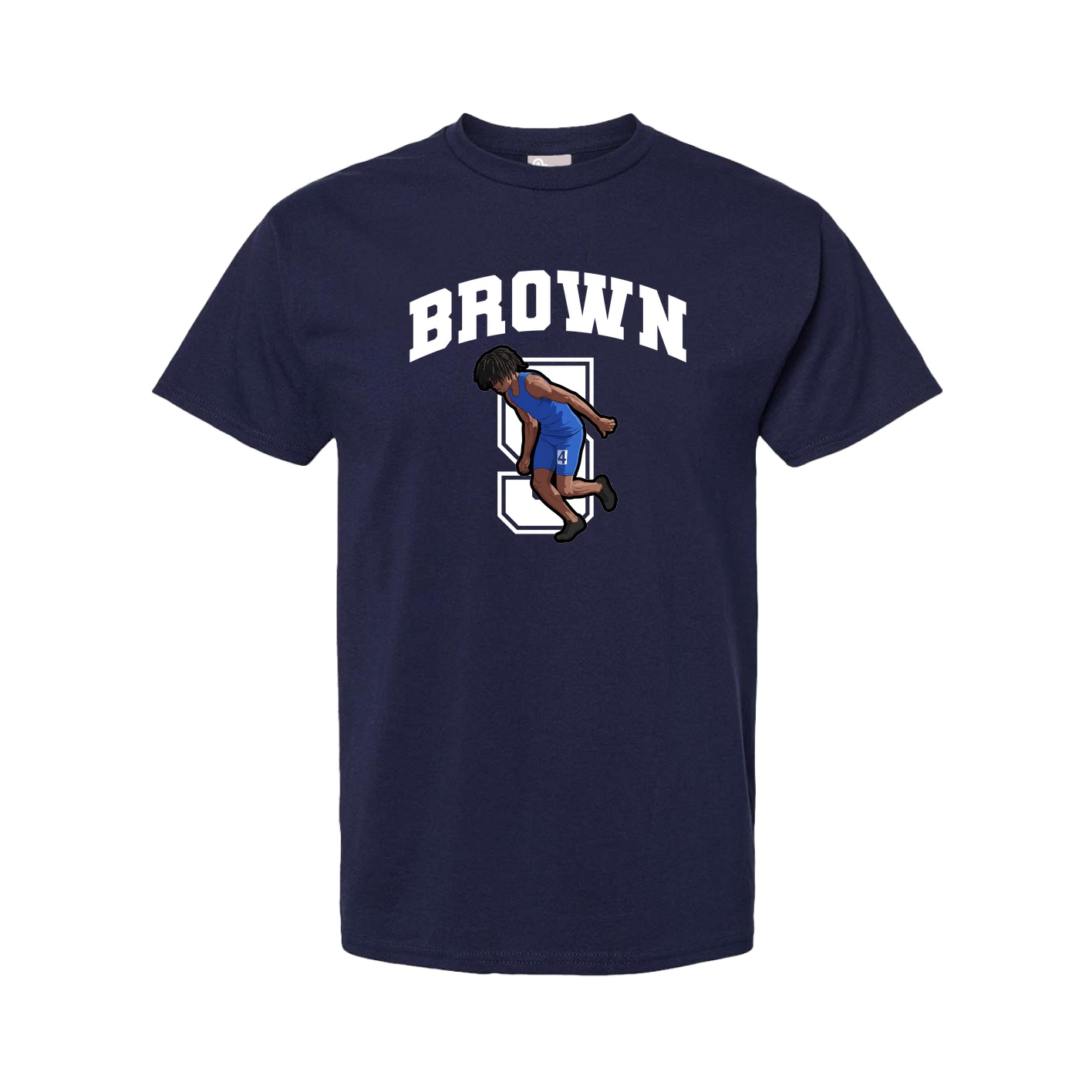 Tee — Number in Navy