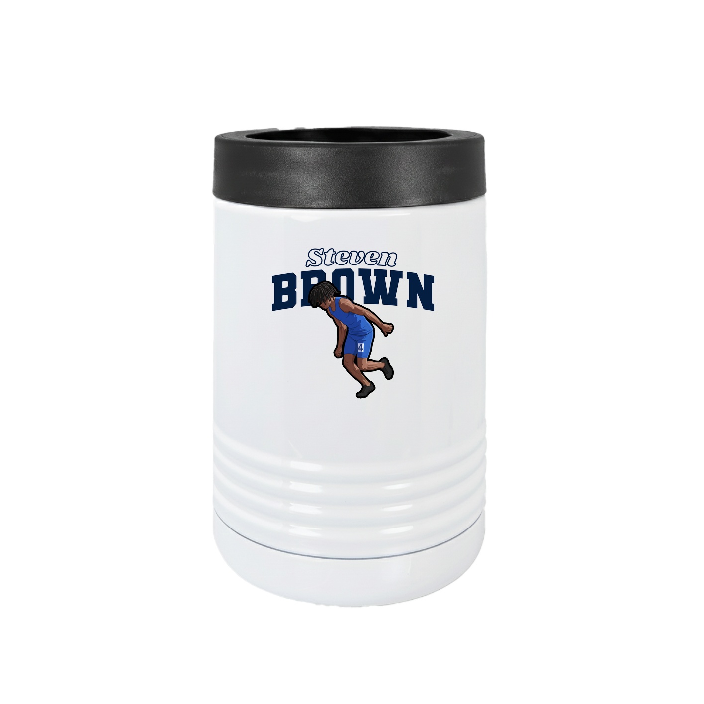 Beverage Holder — Name Arch in White