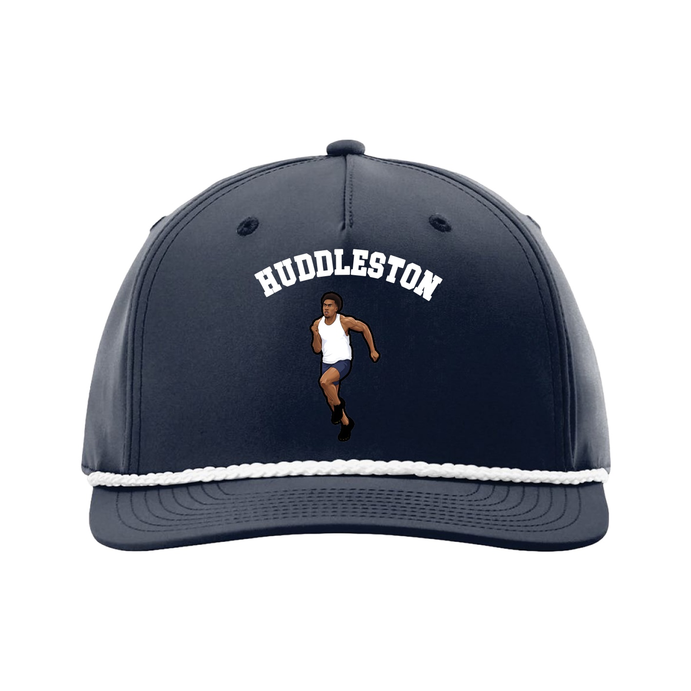 Five-Panel Classic Rope Cap — Shirsey Arch in Navy